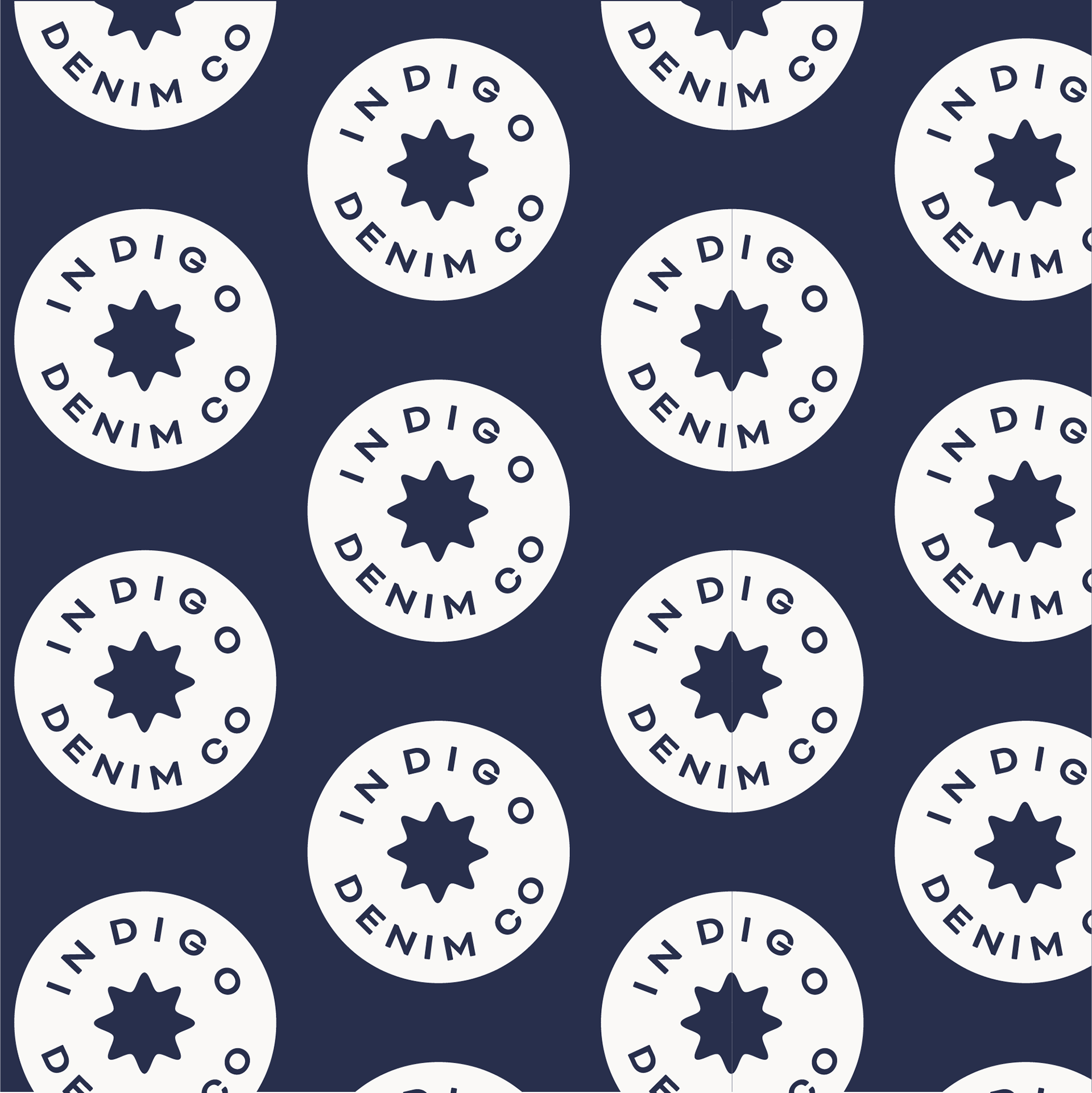 Sub mark Logo with Brand Pattern