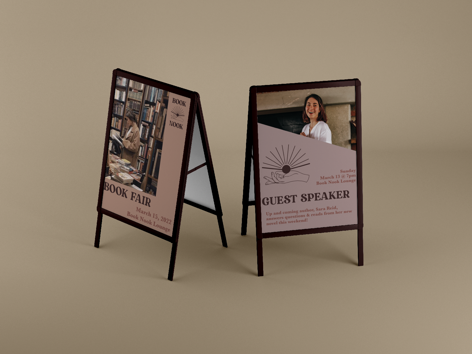 Promotional Sign Mock Up