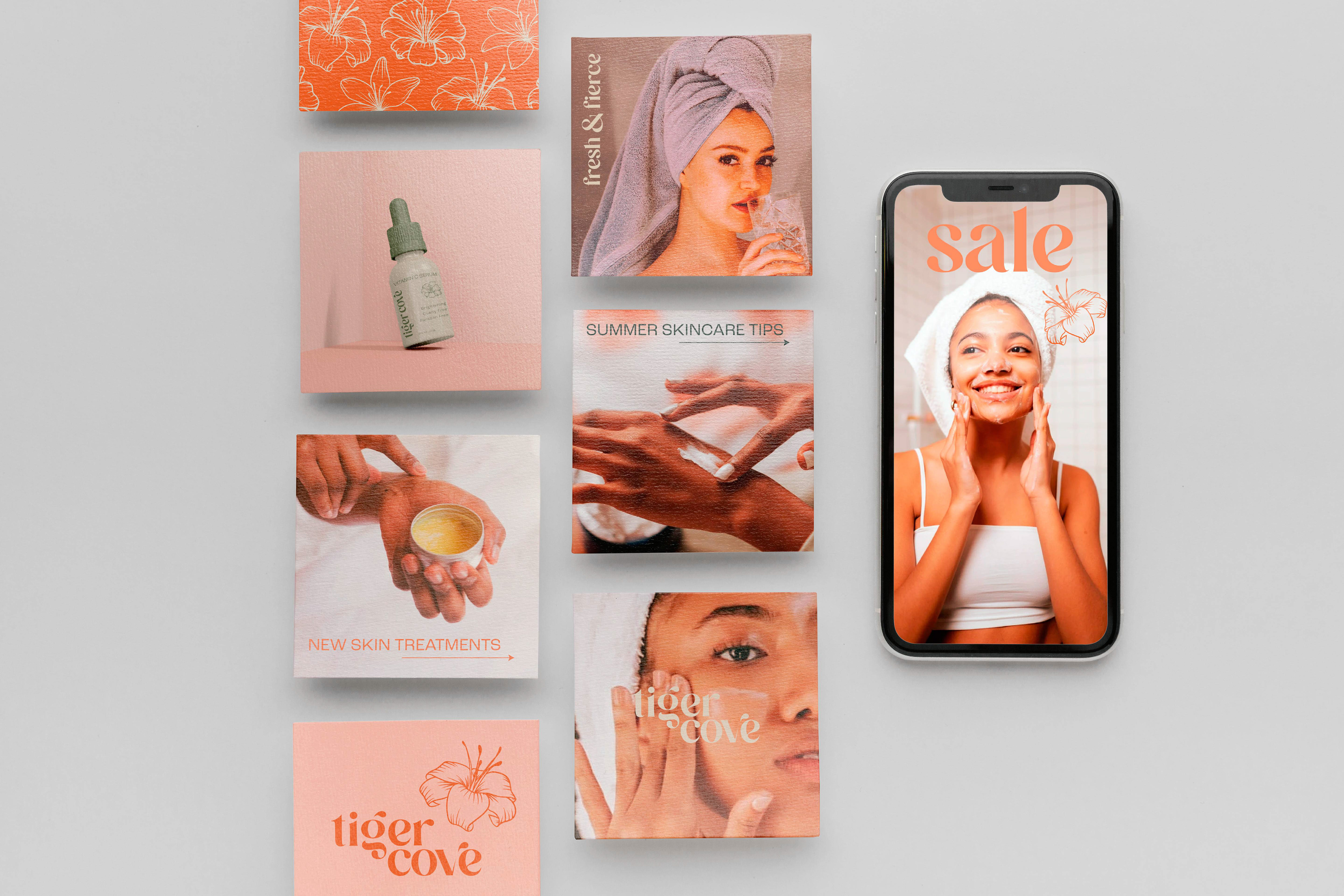 Tiger Cove Social Media Design