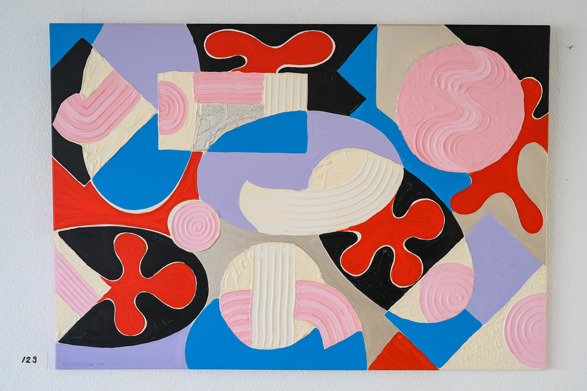Acryl 129: 100 x 70 cm.