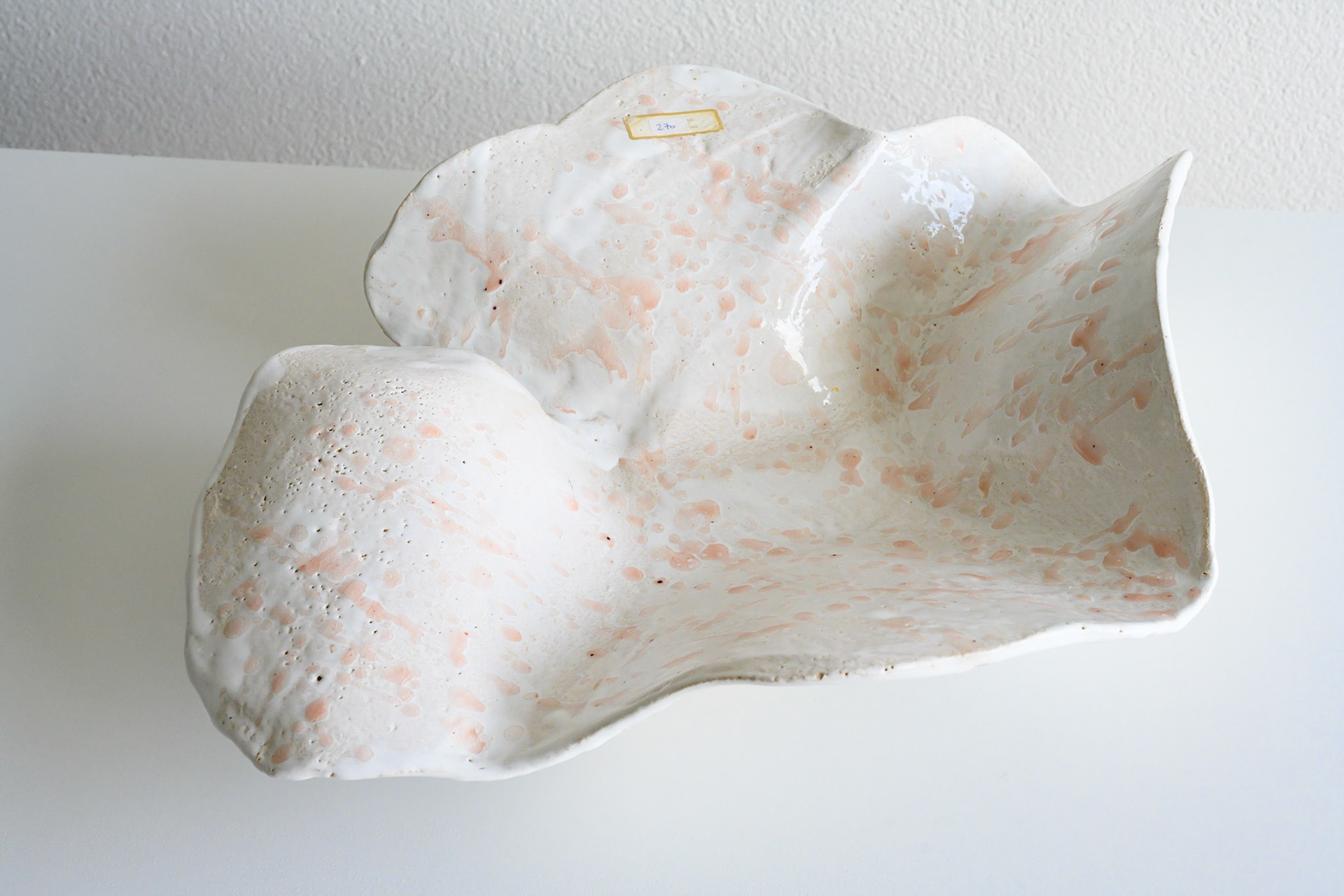 Keramik 270: Schale, 52 cm lang, 40 cm breit, 15 cm hoch - VERKAUFT