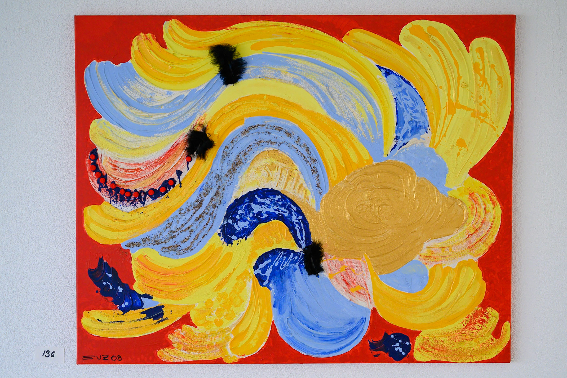 Acryl 136: 120 x 80 cm.