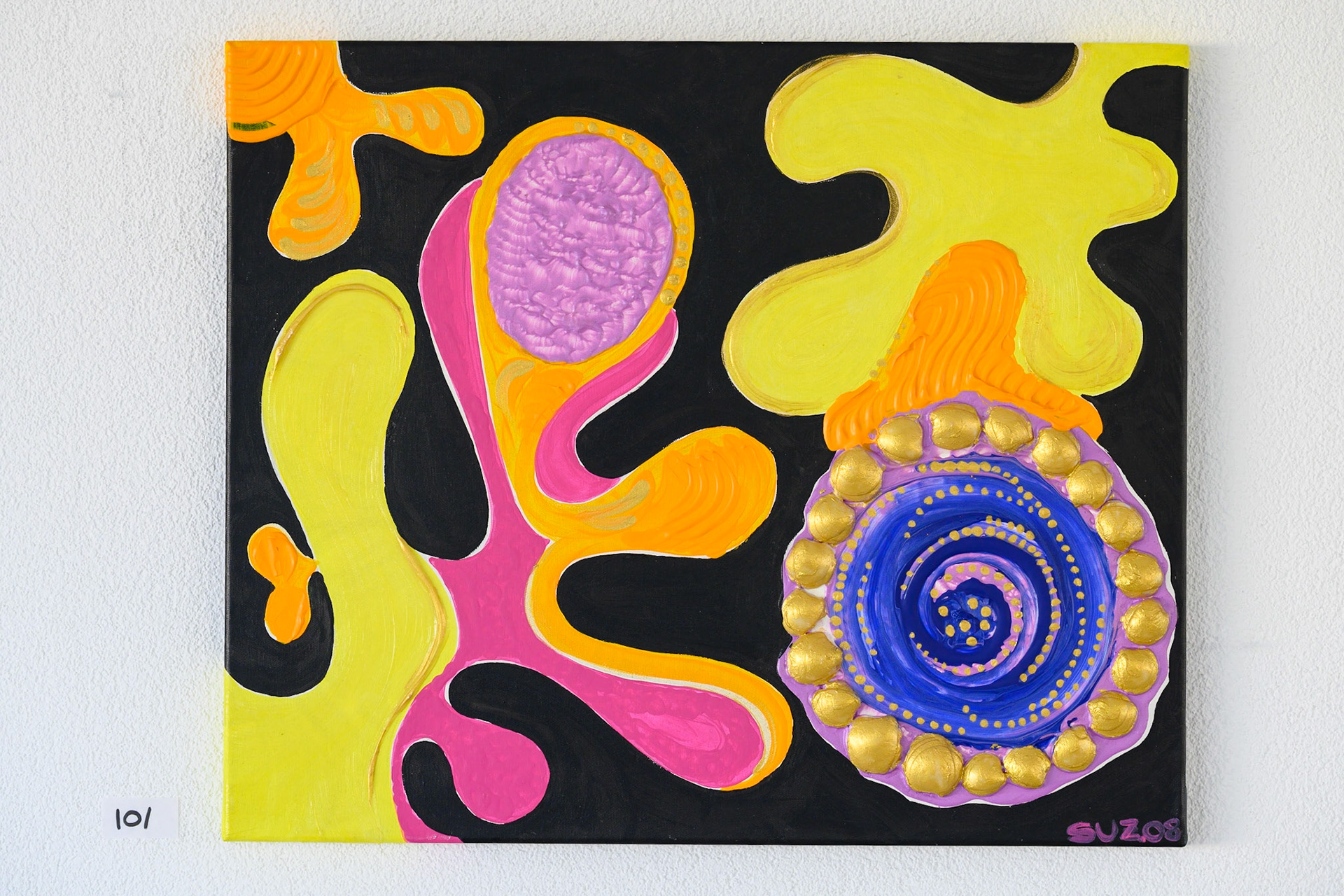 Acryl 101: 60 x 50 cm.