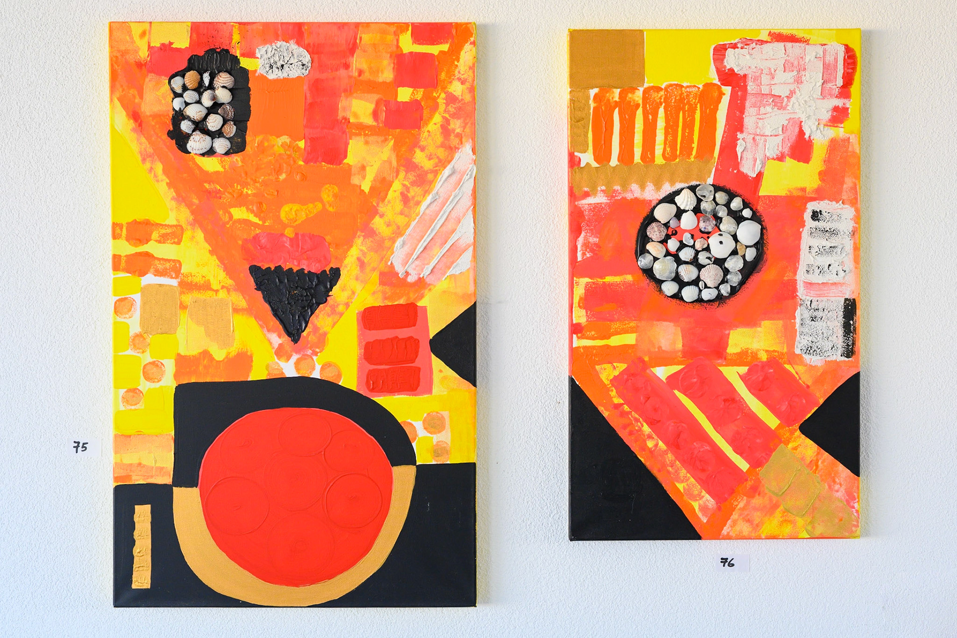 Acryl 75–76: 50 x 80, 40 x 70 cm. VERKAUFT