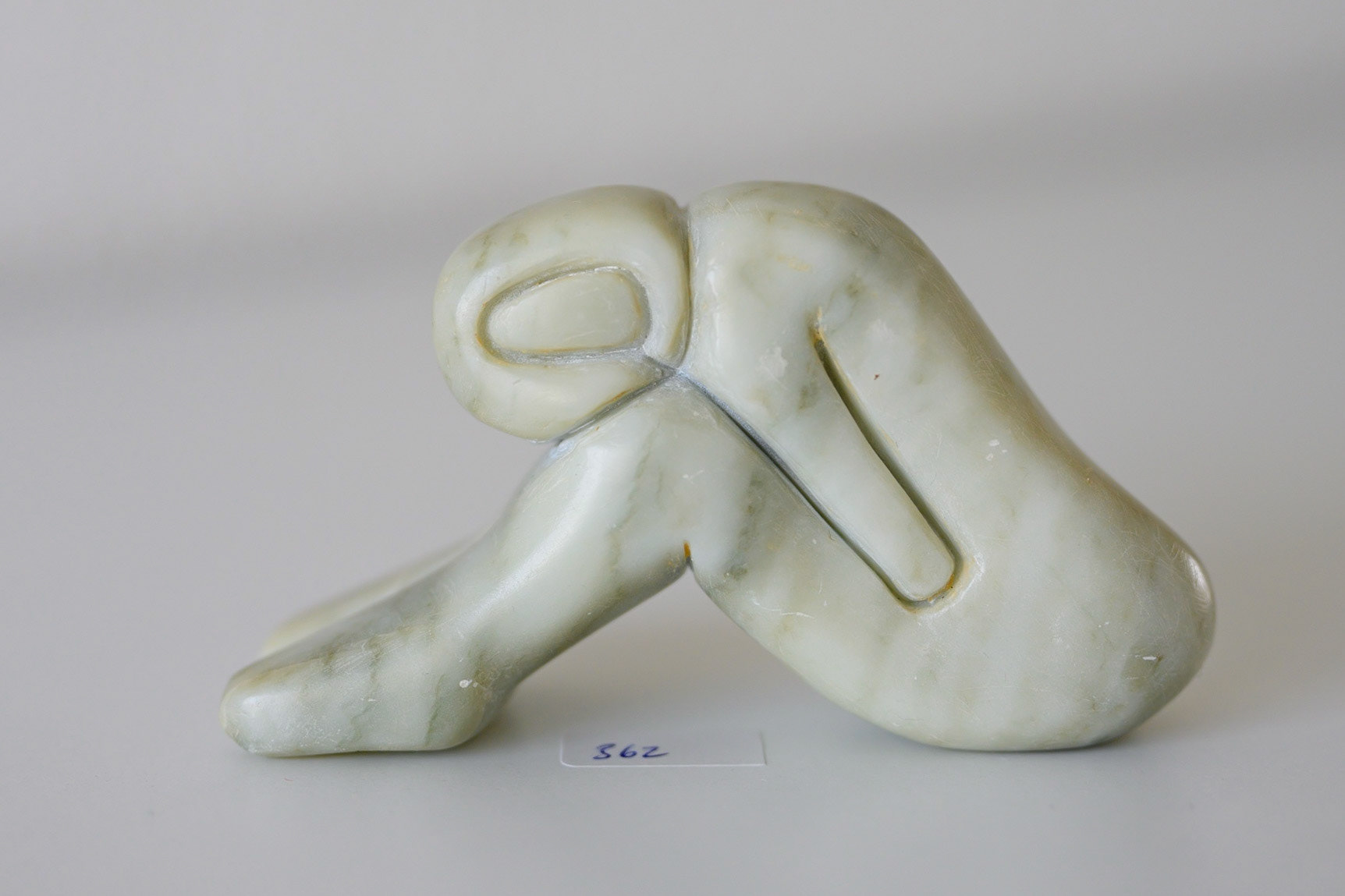 Speckstein 362: Skulptur, BxTxH: 12 x 3 x 7 cm, VERKAUFT