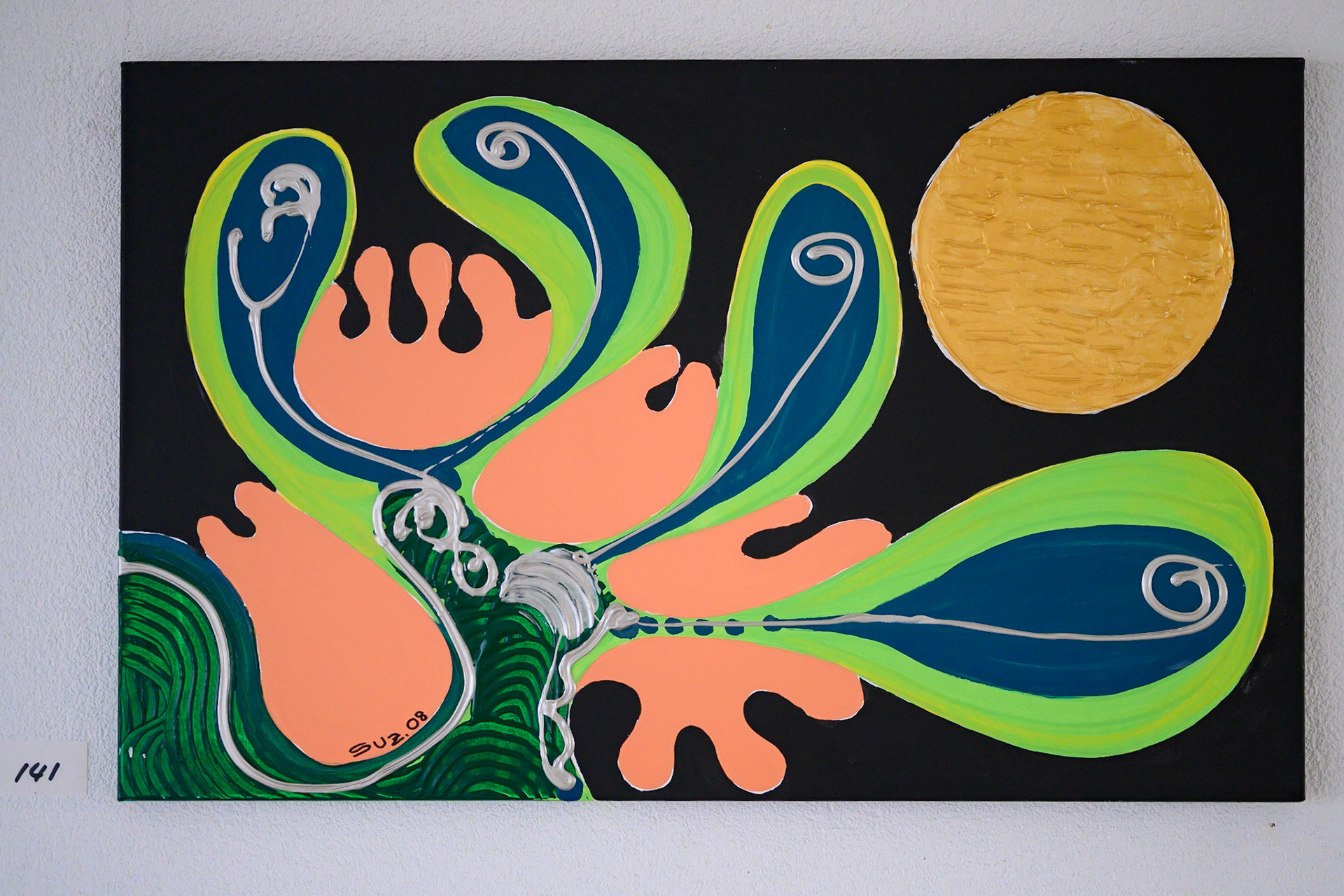 Acryl 141: 80 x 50 cm.