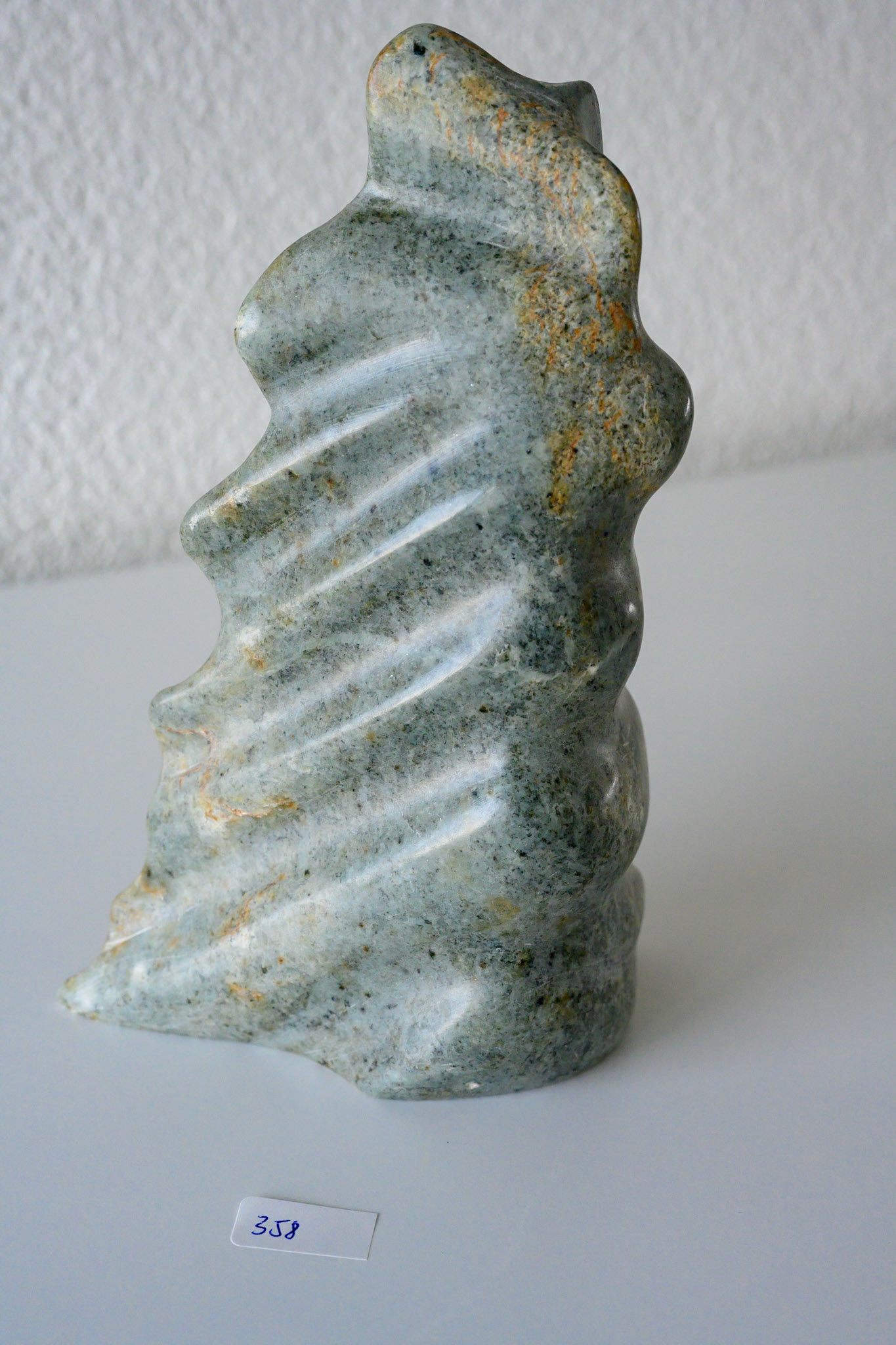 Speckstein 358: Skulptur, BxTxH: 12 x 6 x 19 cm. VERKAUFT