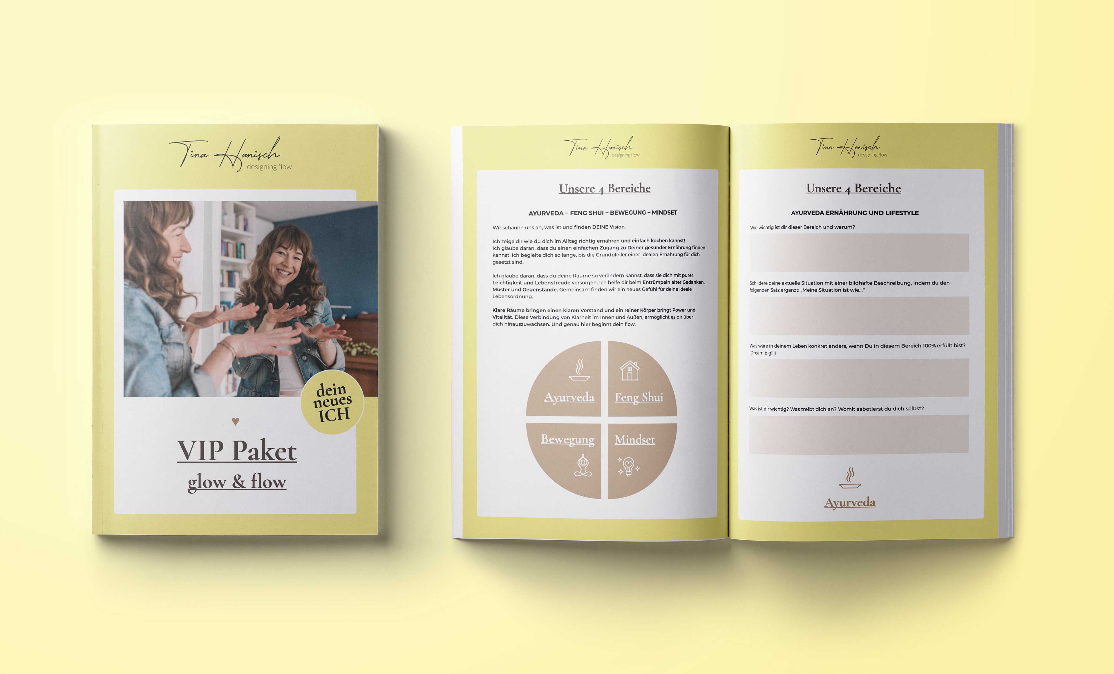 Editorial gestaltete Broschüre im Corporate Design