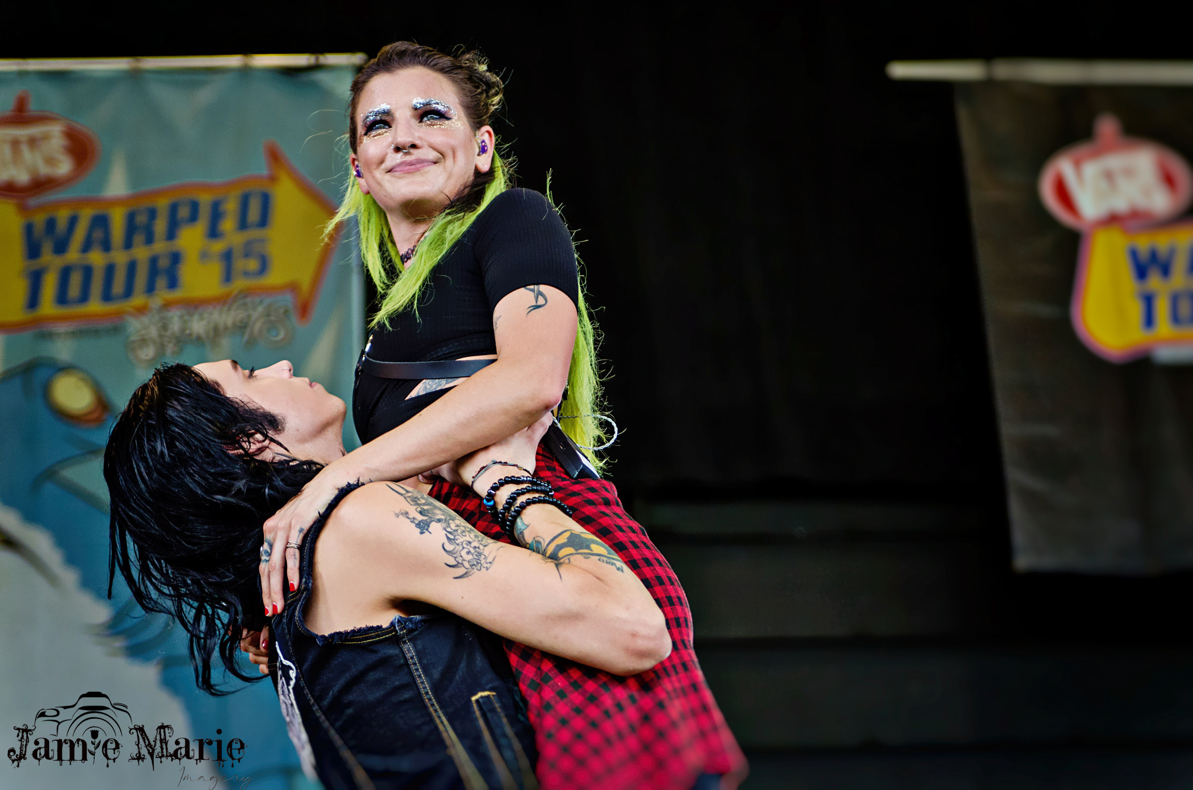 Andy Biersack and Juliet Simms 
