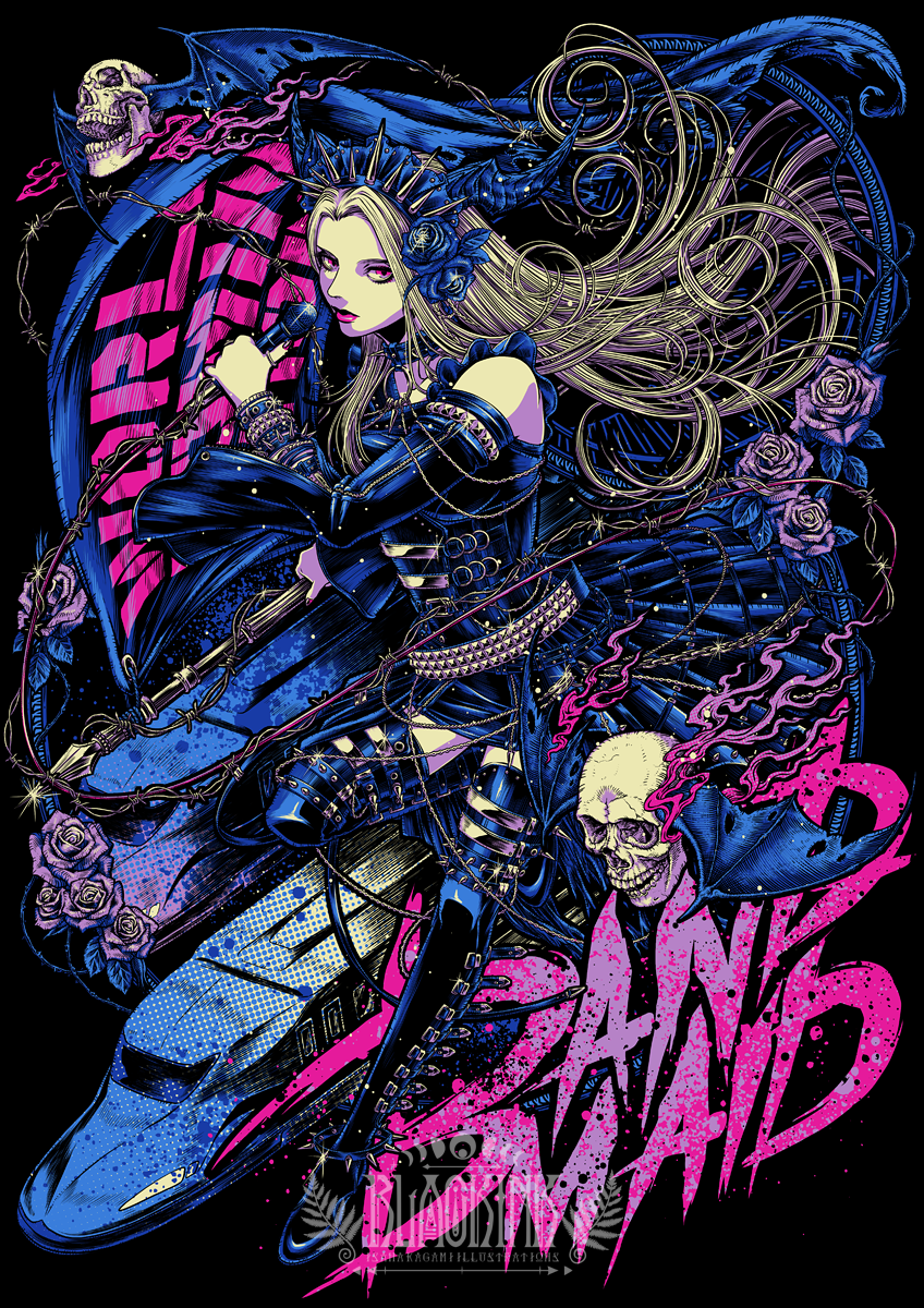 BLACKINK CRAFT -+- ISANA KAGAMI ILLUSTRATIONS - BAND-MAID -2023