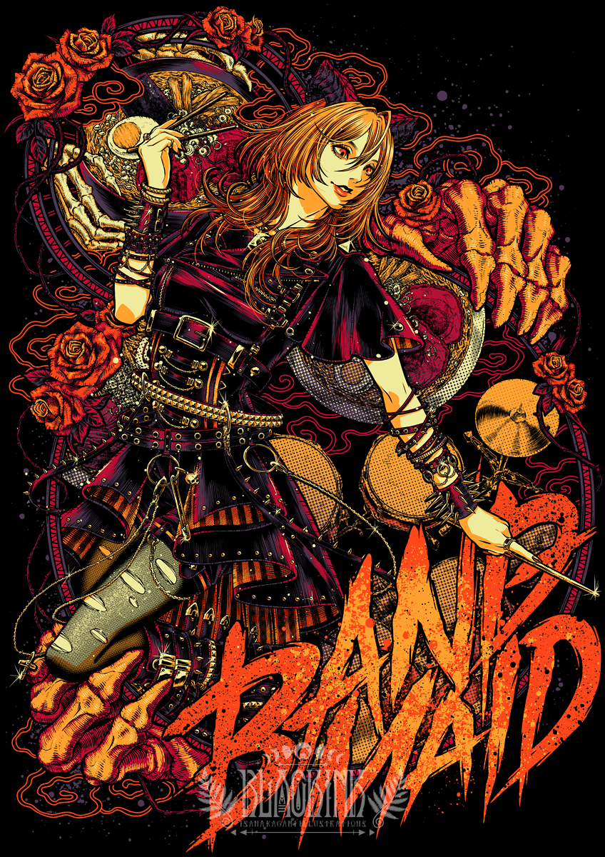 BAND-MAID ISANA KAGAMI WORLD DOMINATION Hoodie (Limited