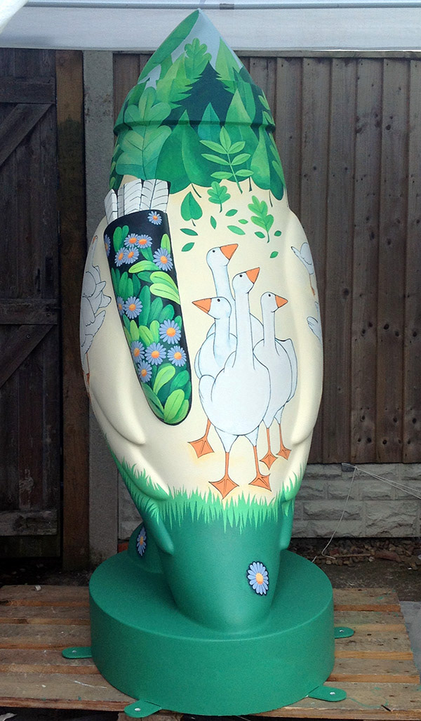 'Goose Fair, Goose Fowl' at home