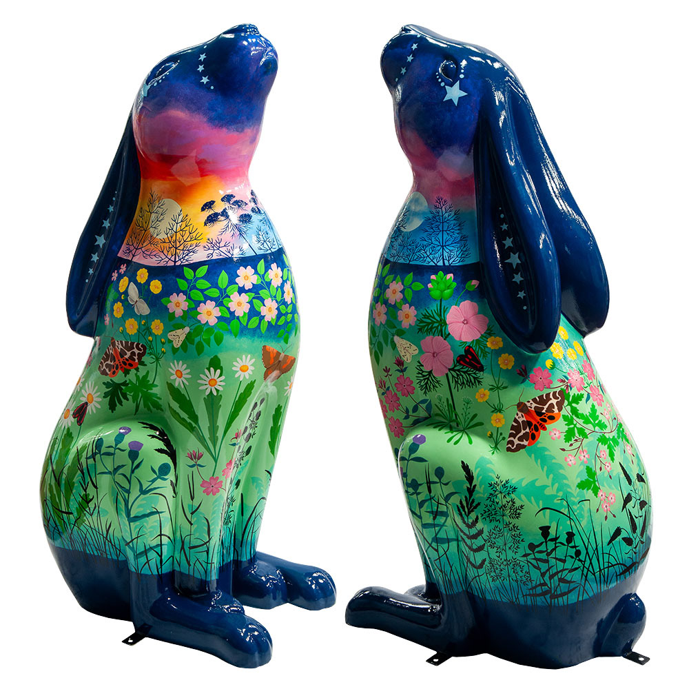 The First of my hares for the 'Hop to It!' trail - entitled 'Hare Comes the Night'.