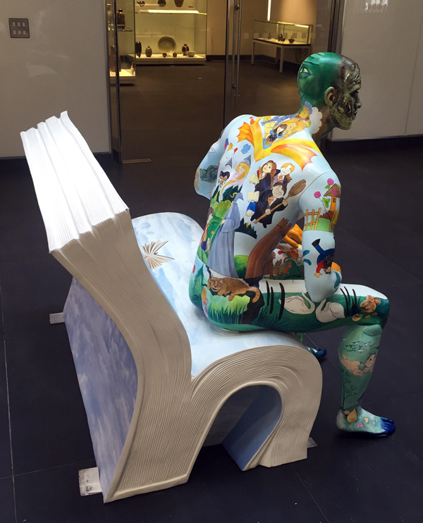 'Mannekin Skywalker', on the Big Read trail at Birmingham Museum & Art Gallery