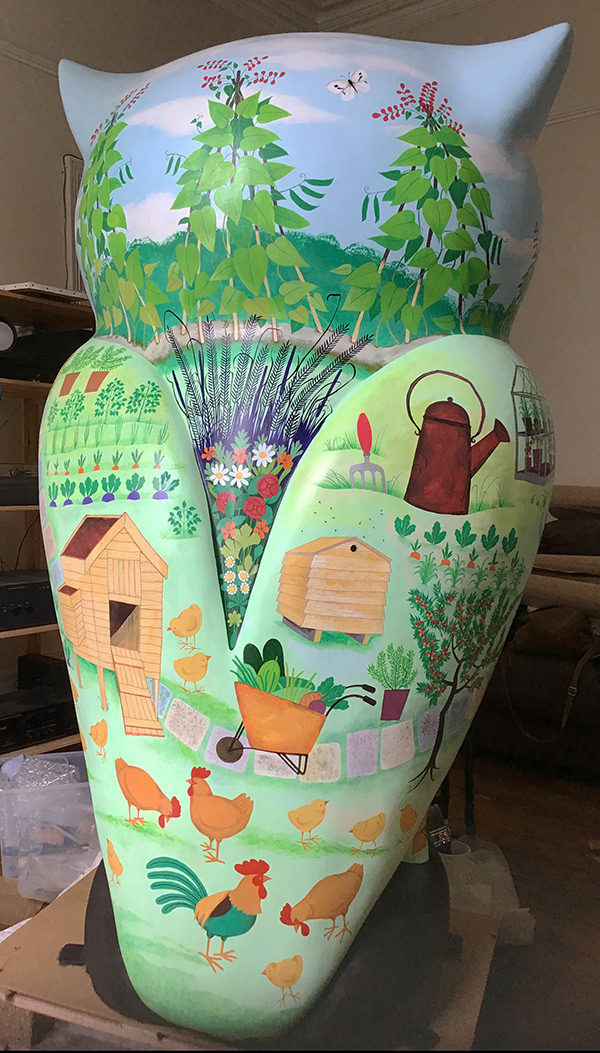 'Owl-otments' at home