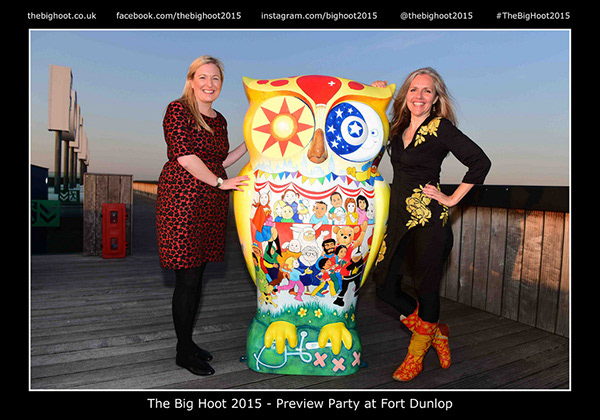 'Our Happy Hospit-owl' on the Big Hoot grand launch, Birmingham