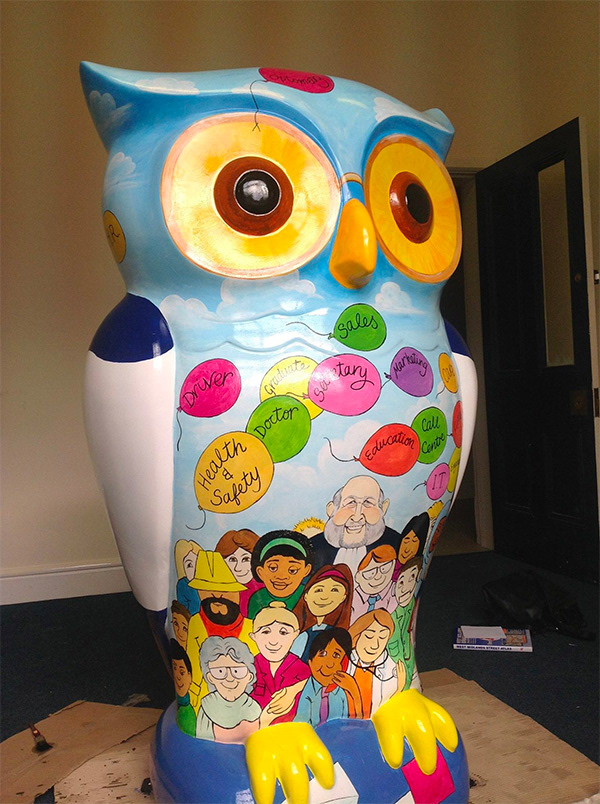 'Percy Pertemps' on the Big Hoot trail, Birmingham