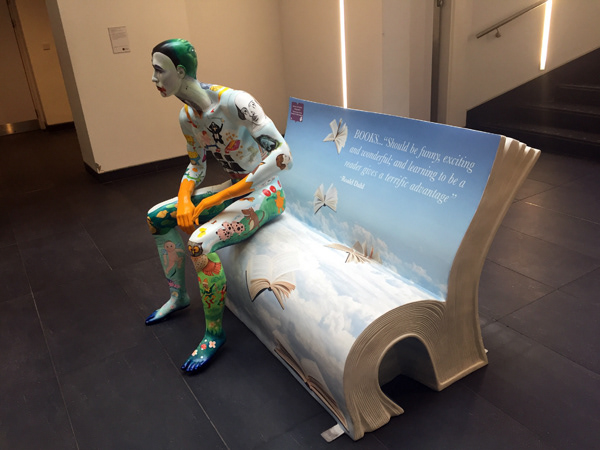 'Mannekin Skywalker' on the Big Read trail, Birmingham