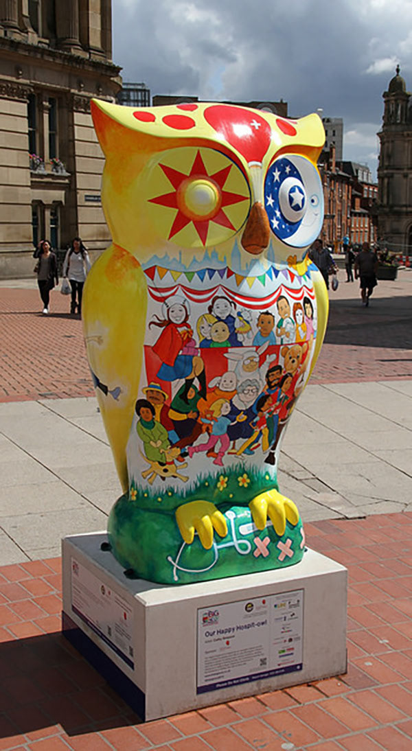 'Our Happy Hospit-owl' on the Big Hoot trail, Birmingham