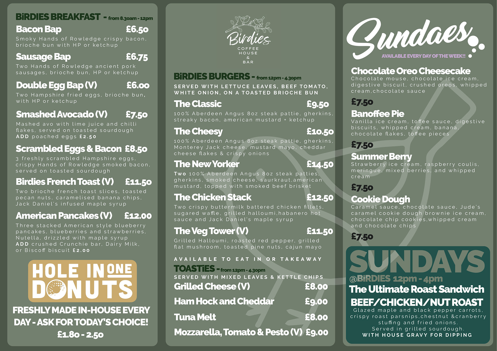 BIRDIES CONCEPT MENU 2