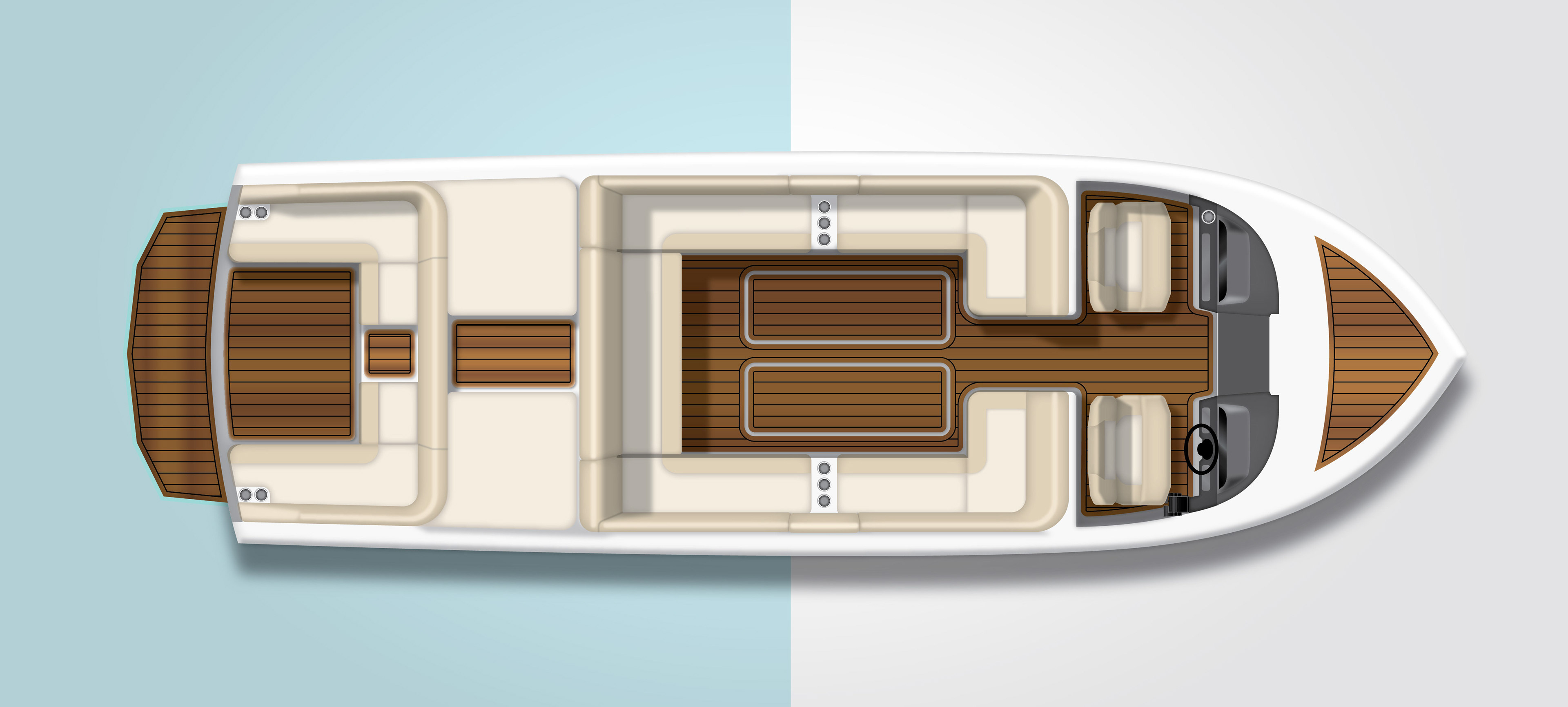 GigaWave 35 GW-X Plan Layout (Vector Rendering)