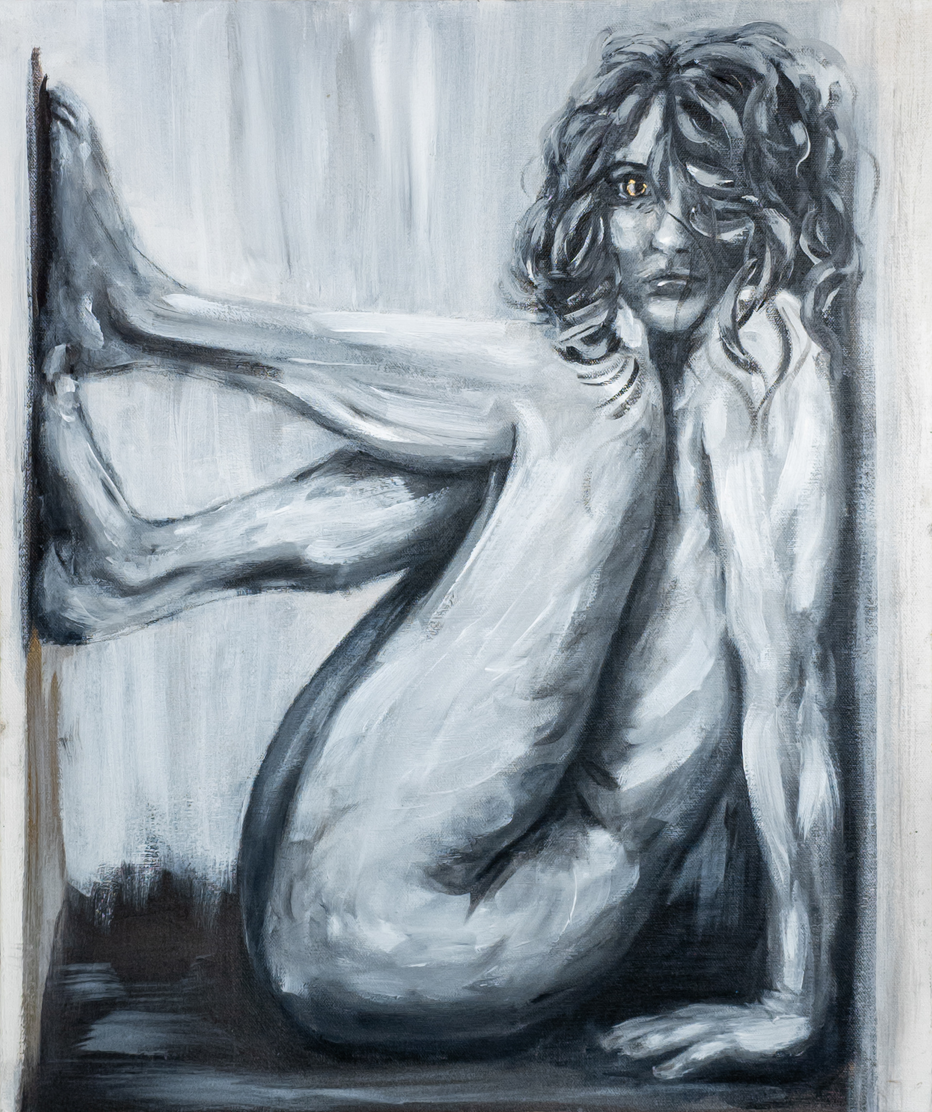 “I Am a Lion” 24x20. 2023