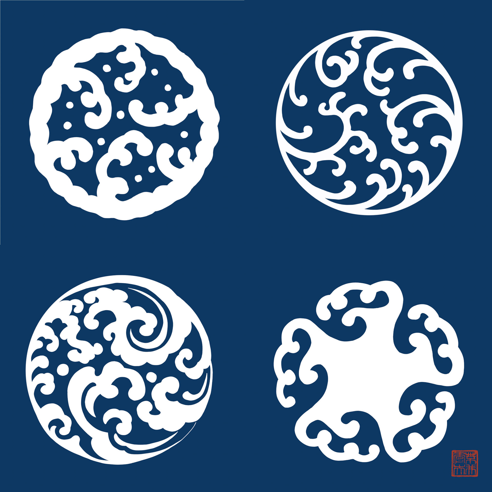 The greatest circular designs in Hamonshu published by Yuzan Mori.