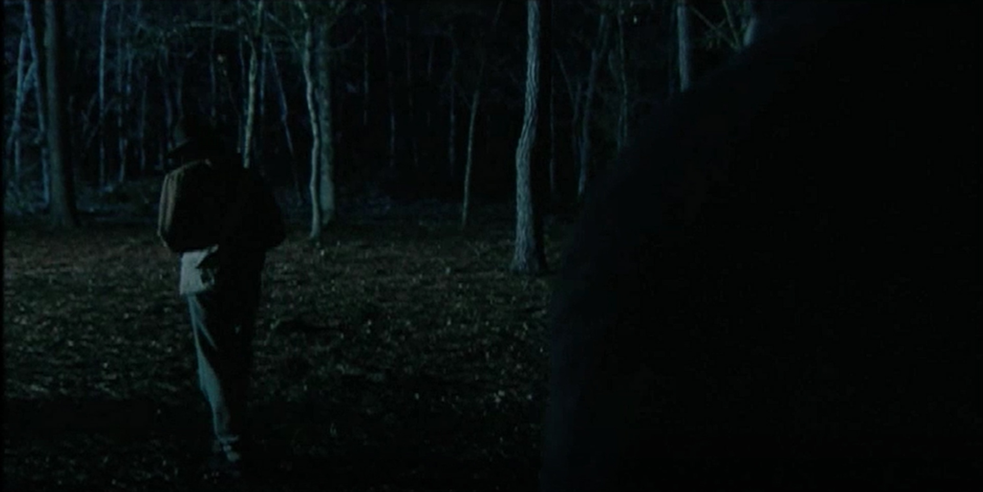 1. Establishing shot- I used an over the shoulder angle to show that there were two characters in this scene; one trailing behind the other.