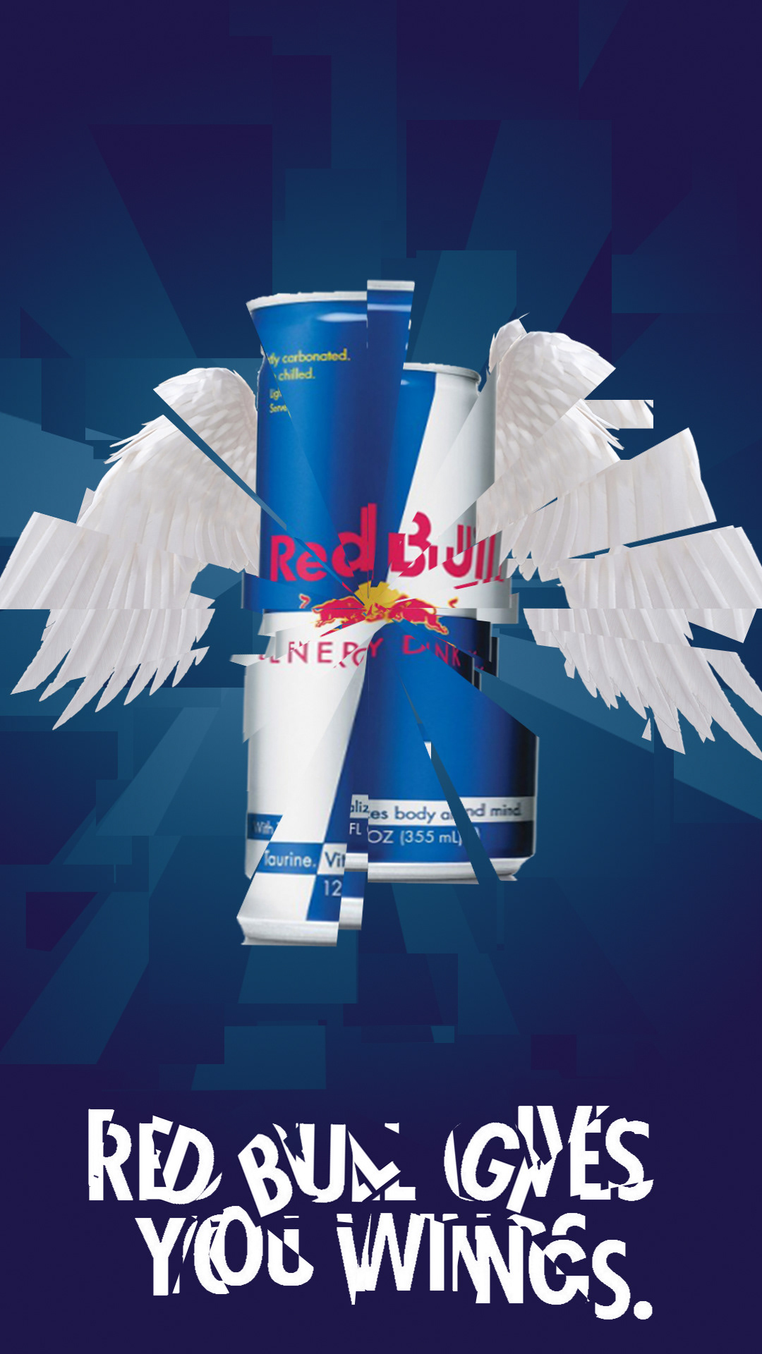 (2018) Cubism inspired Red Bull poster