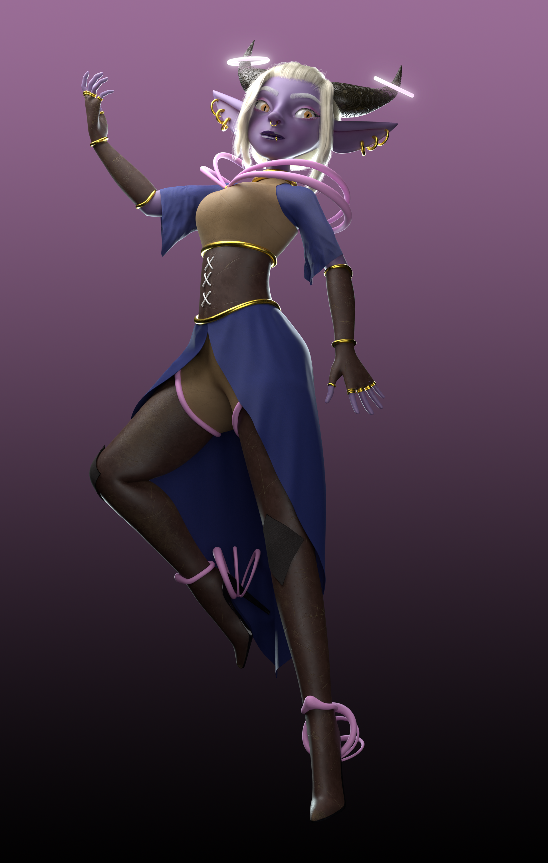 Satella, full body