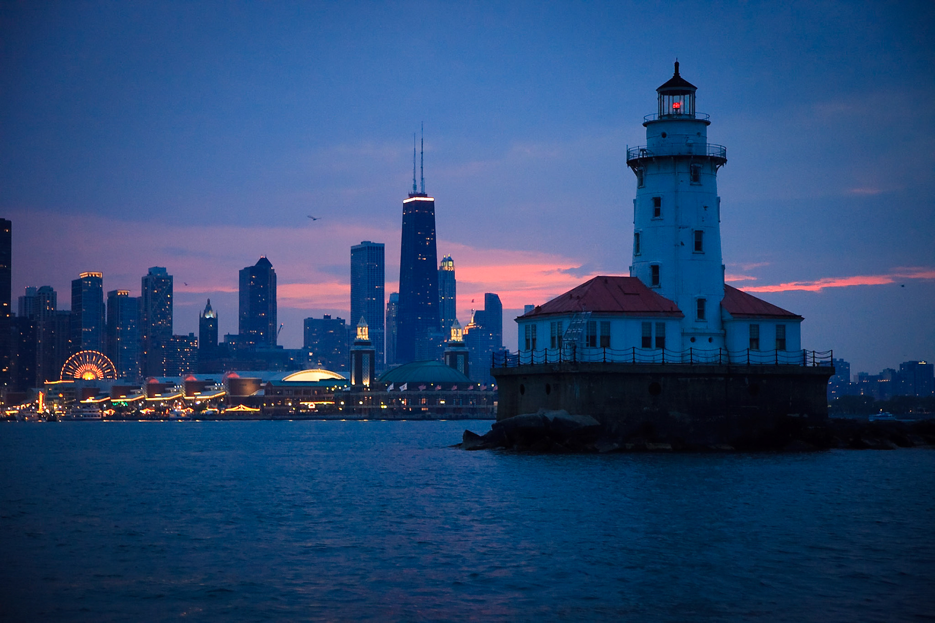 Out for the first time this year for a night time downtown Chicago Cruise