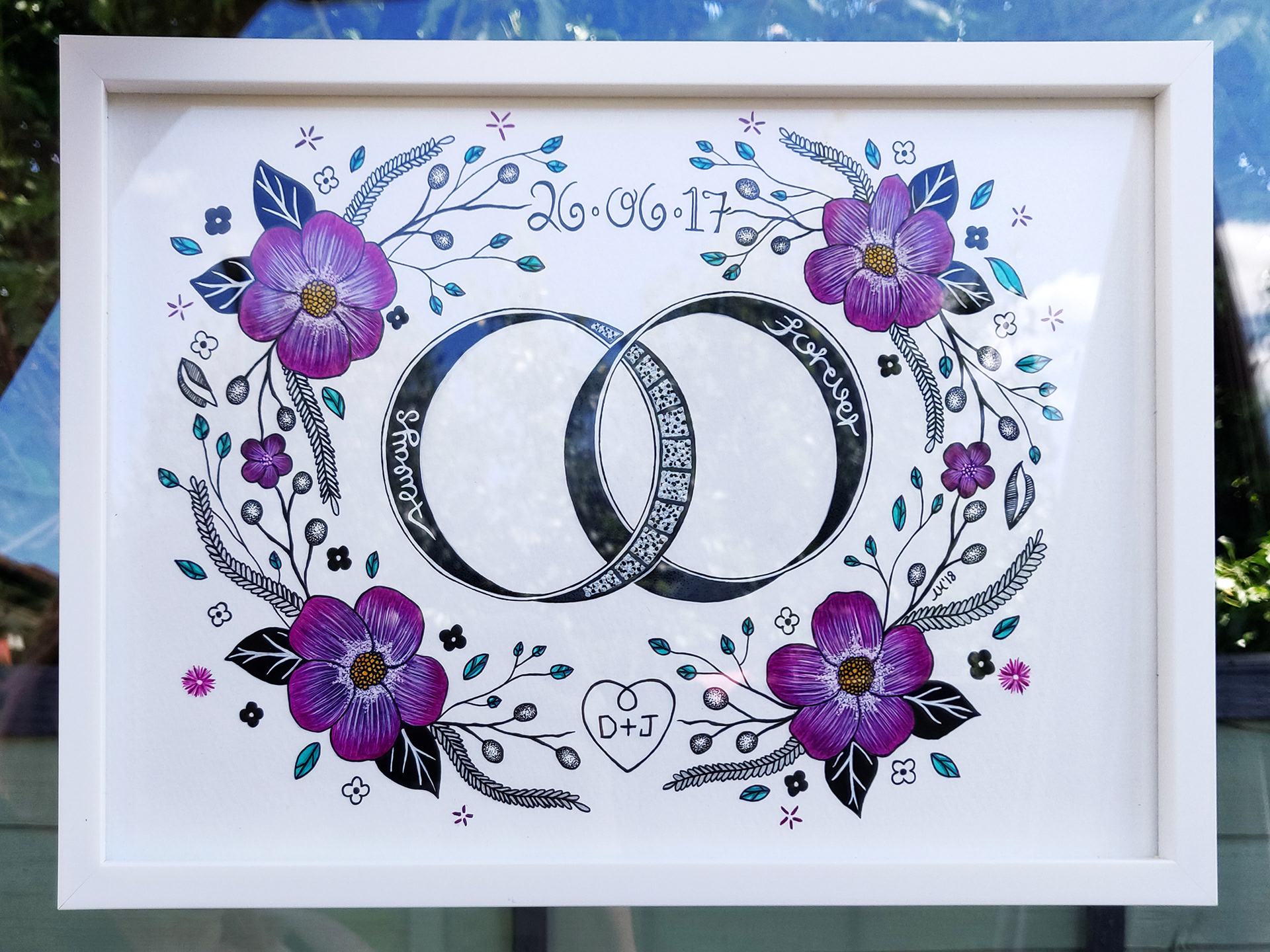Framed Finished Work
