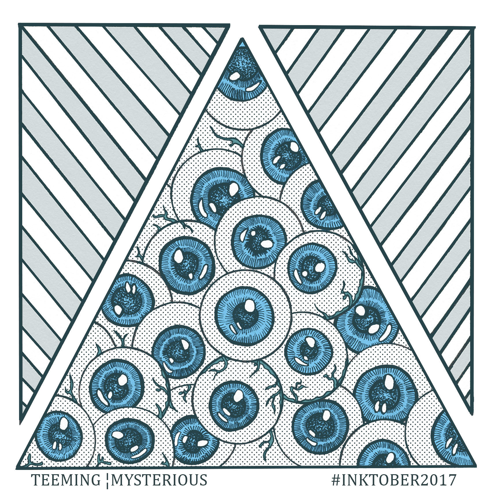 Teeming Mystery - Ink + Copic Marker