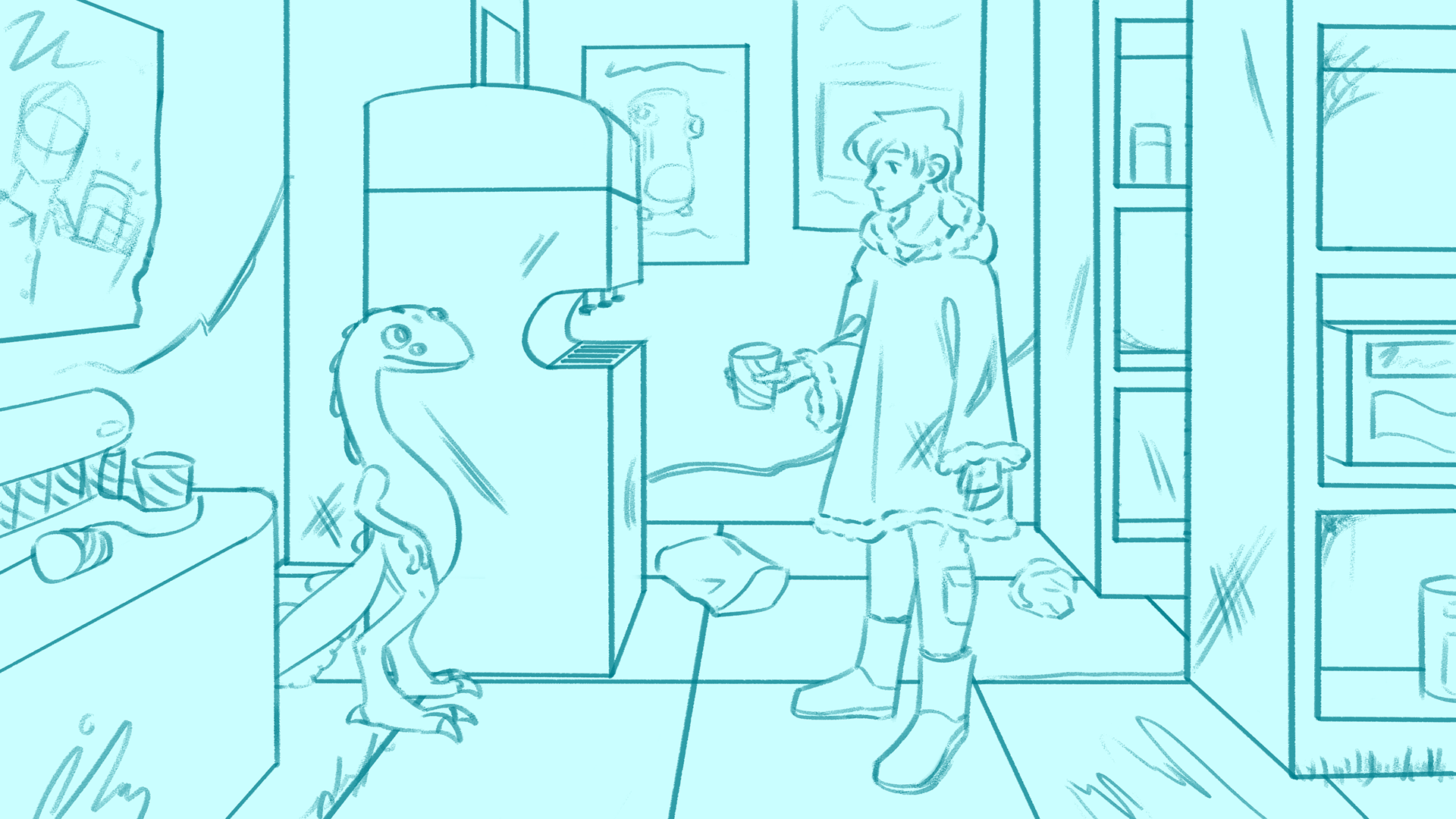 character and interior concept