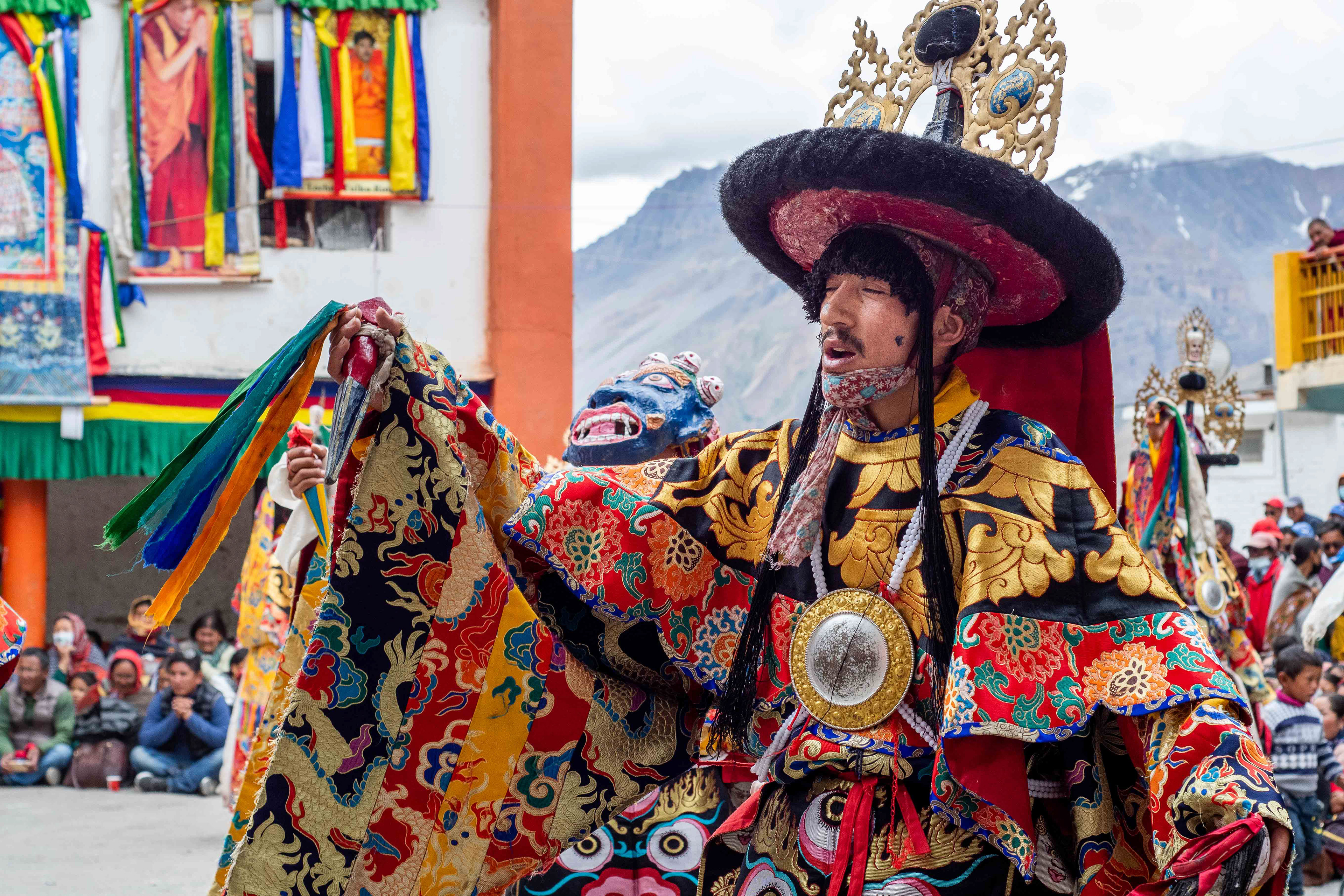 The Cham dance helps to ward off evil spirits. Cleansing the villages and purifying all who watch.