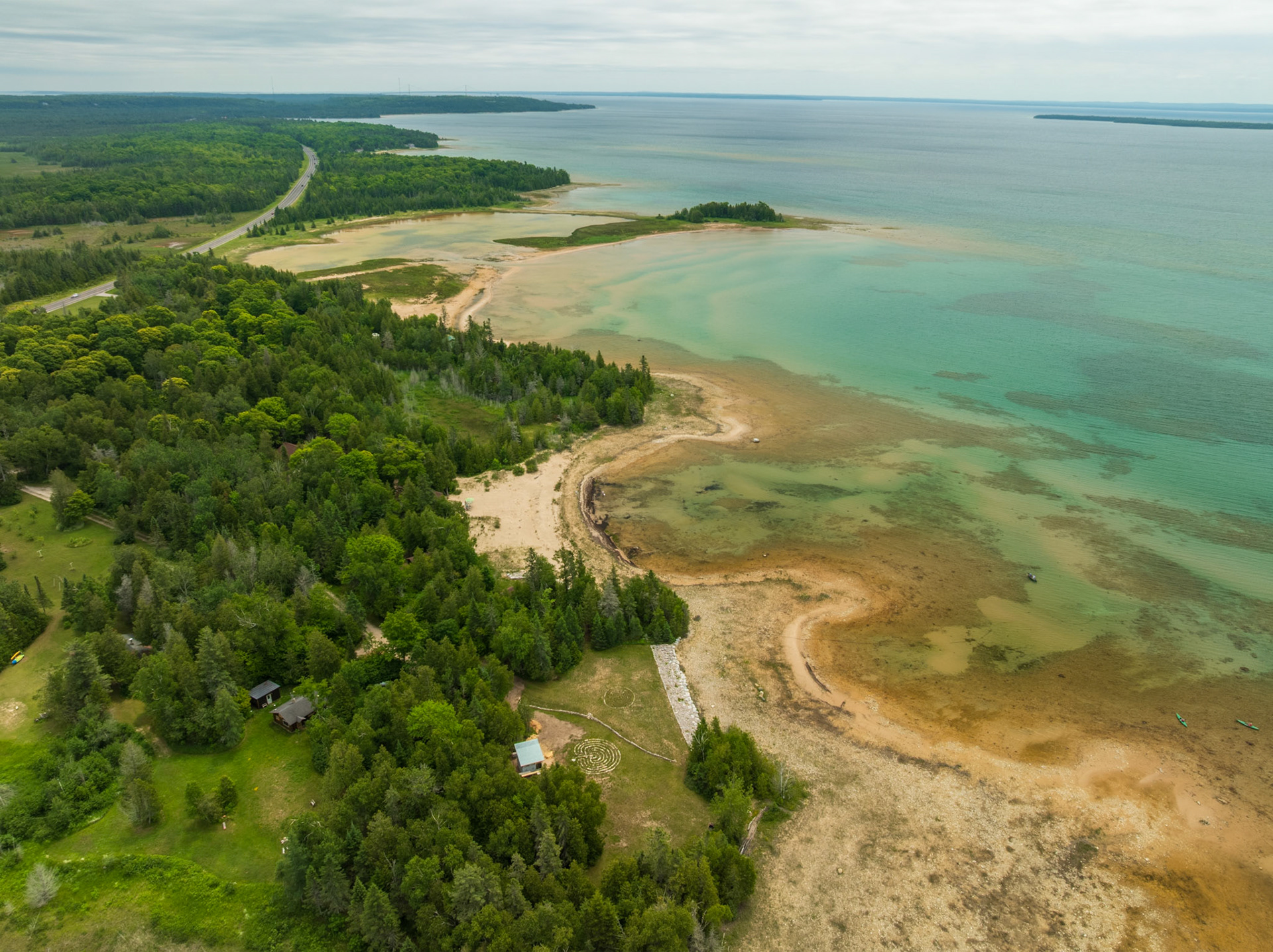 Point Aux Chenes looking east
