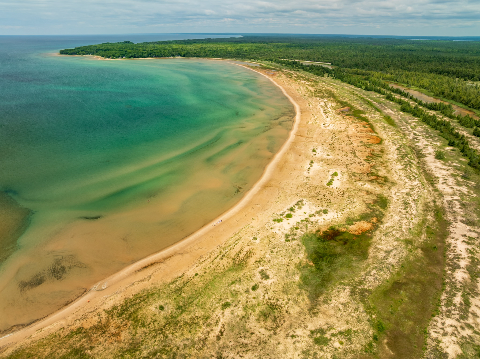 Point Aux Chenes looking west