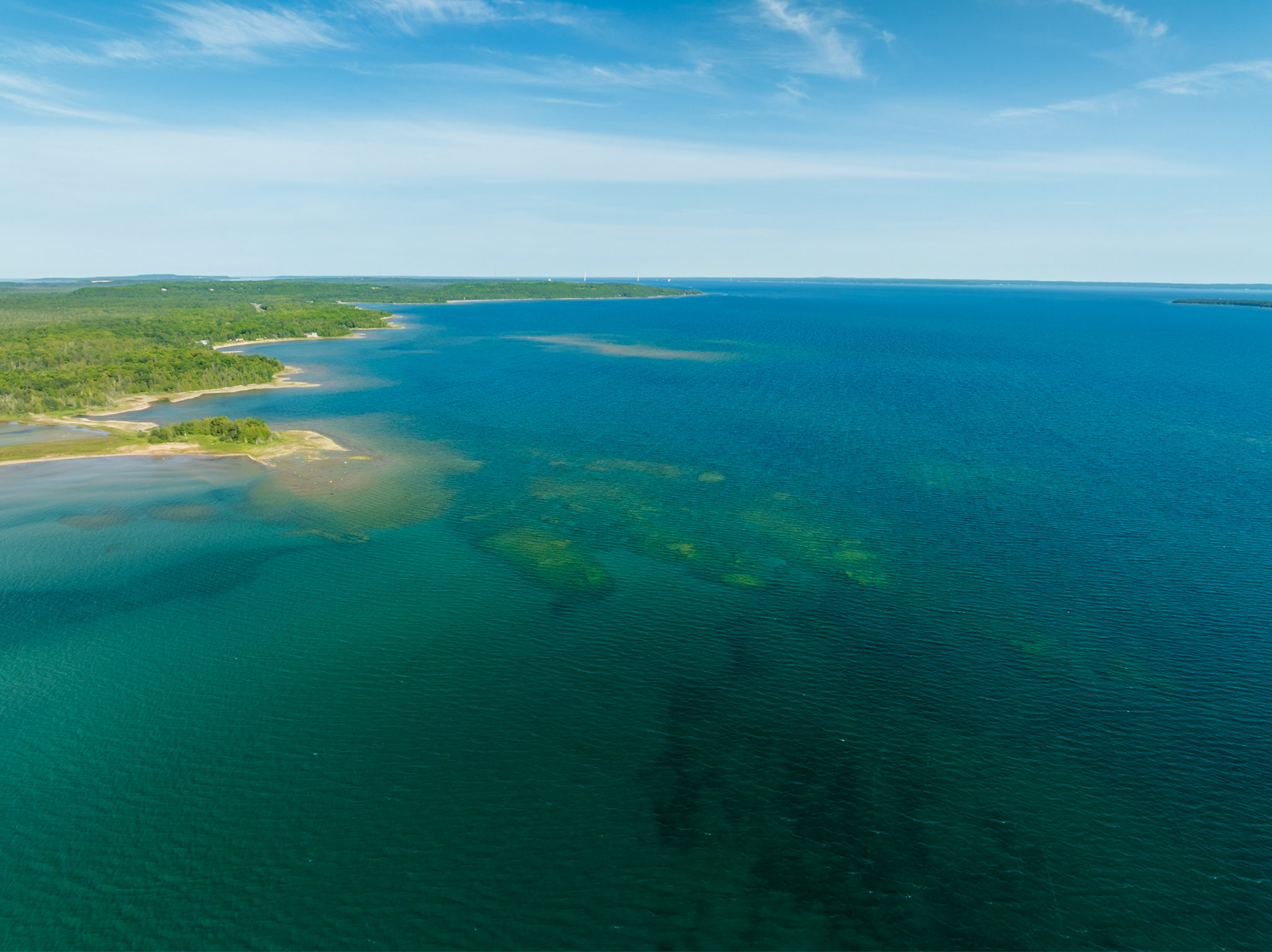 Point Aux Chenes looking east