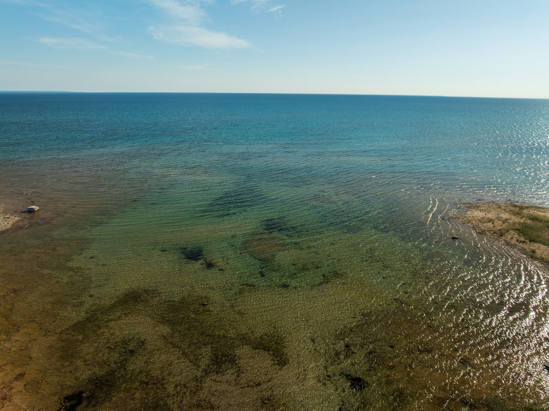 Point Aux Chenes towards the L.P.
