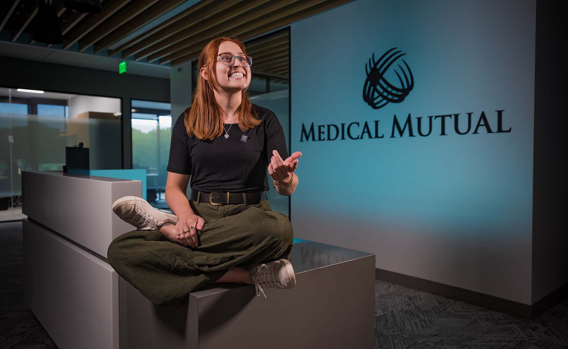 For Ashley Motley, what began as a childhood love of solving math problems — the “weird kid who enjoyed doing math homework,” as she puts it — has grown into a career at Medical Mutual, a Cleveland-based health insurance company, thanks to scholarships, supportive faculty, and hands-on preparation at Kent State University.  “There are so many different opportunities you can have with a mathematics degree,” Motley, a Product Line Analyst III, said. “You can go into finance. You can be an analyst. Even here at Medical Mutual, there are probably 10 to 15 different positions involving analytics.”