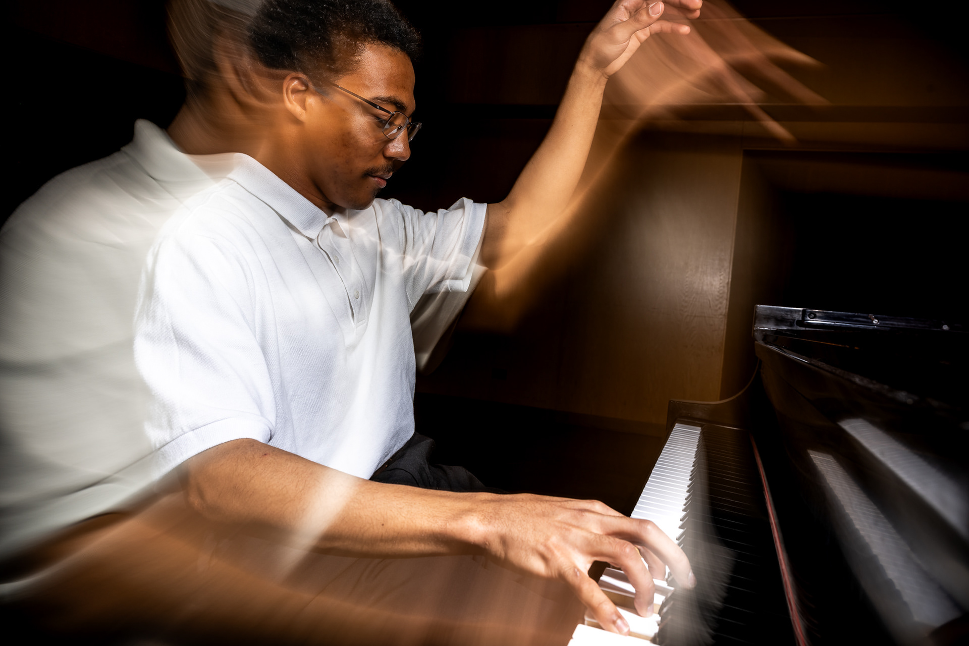 Charles Levier decided to start playing piano during COVID as a way to keep busy. He had been a jazz drummer for 18 years, but never played the piano and he didn’t read music. So he turned to YouTube, watching people play and watching their hands move and copying that and then going online to look up the notes and figuring out how to read them.    “I'm a lot better at memorizing, so once I read it about three times, it'll probably already be in my fingers, and I can go from there,” Levier said.