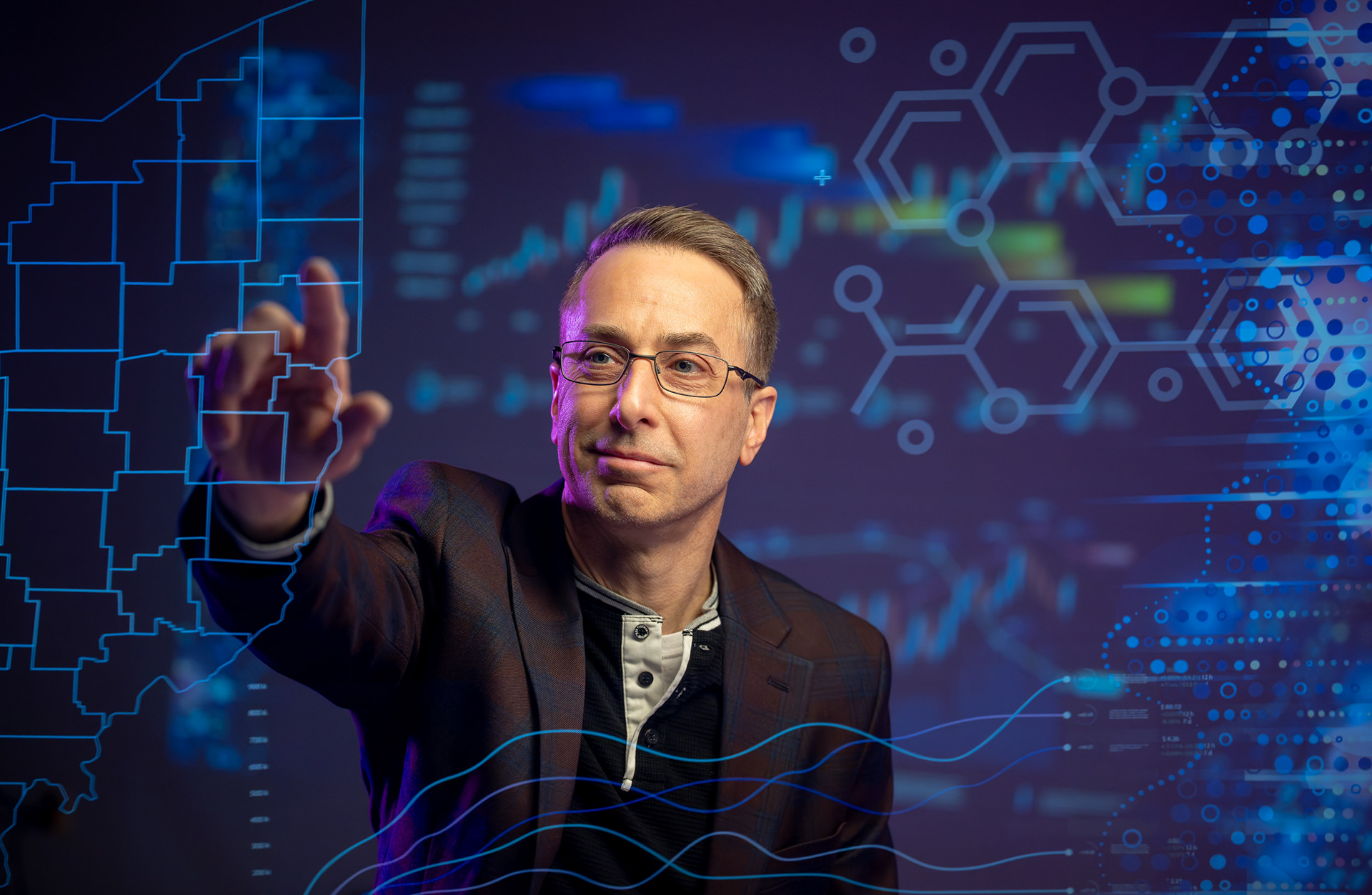 If you talk to just about anyone in Northeast Ohio, it’s likely that they know someone personally who has struggled with addiction or mental health issues. Mental health is a broad topic that is constantly splashed across headlines with different trends and ideas emerging on social media usage, teenage anxiety and depression rising along with suicide risk. Regionally, Ohio has been known for opioid addiction in a crushing epidemic that continues to wreak havoc on families and communities. But with all of these headlines come personal stories that have unfortunately become all too common.    That’s where Deric Kenne, Ph.D., director of Kent State University’s Center for Public Policy and Health and professor of health policy and management, comes in. Through a slate of different projects, the center conducts research specifically to develop and improve community health, by improving public policy and providing assistance to public, non-profit and private sector organizations across the state of Ohio, as well as nationally and soon internationally. Here is a look at just a few of the projects Kenne is working on with the center, including collaborations with other departments at Kent State.  