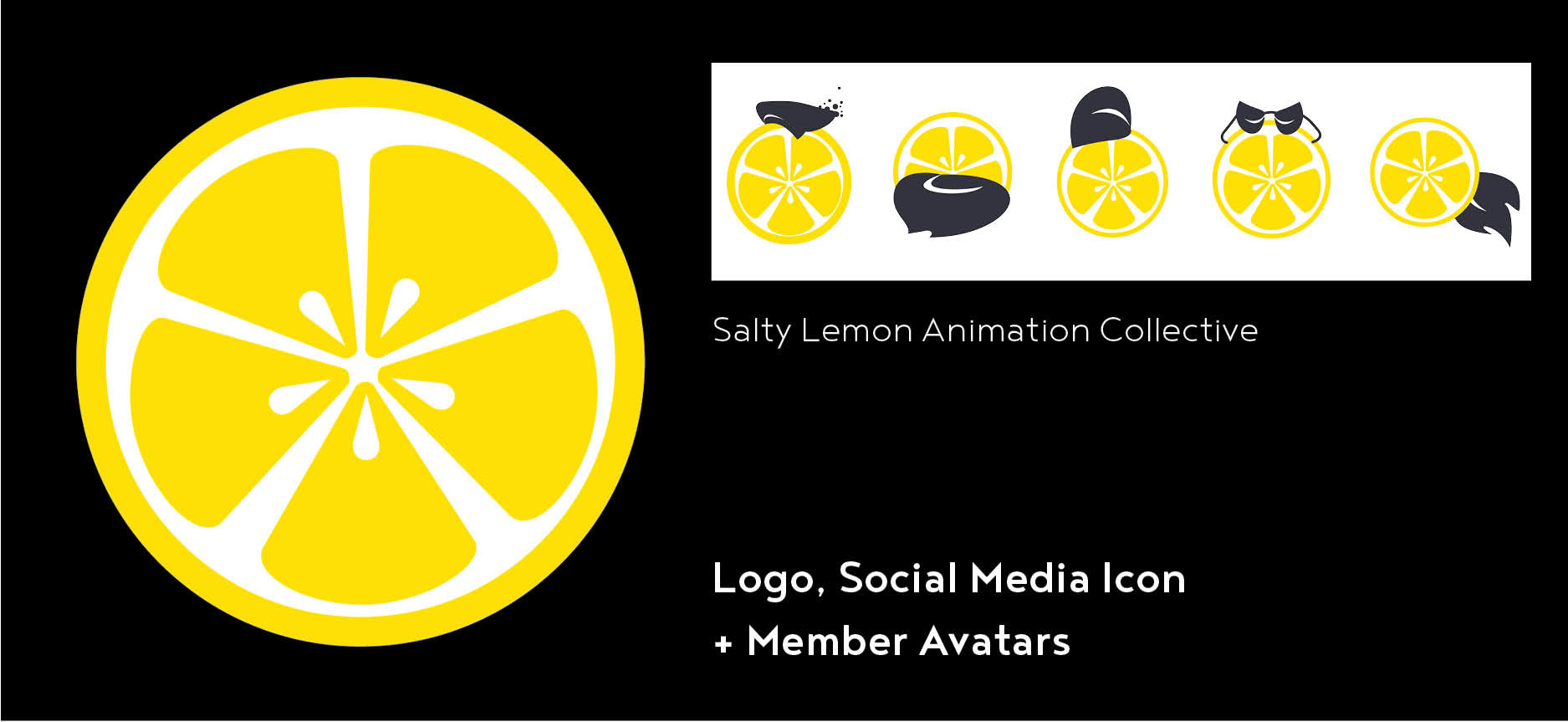 Salty Lemon Collective Logo + Icons