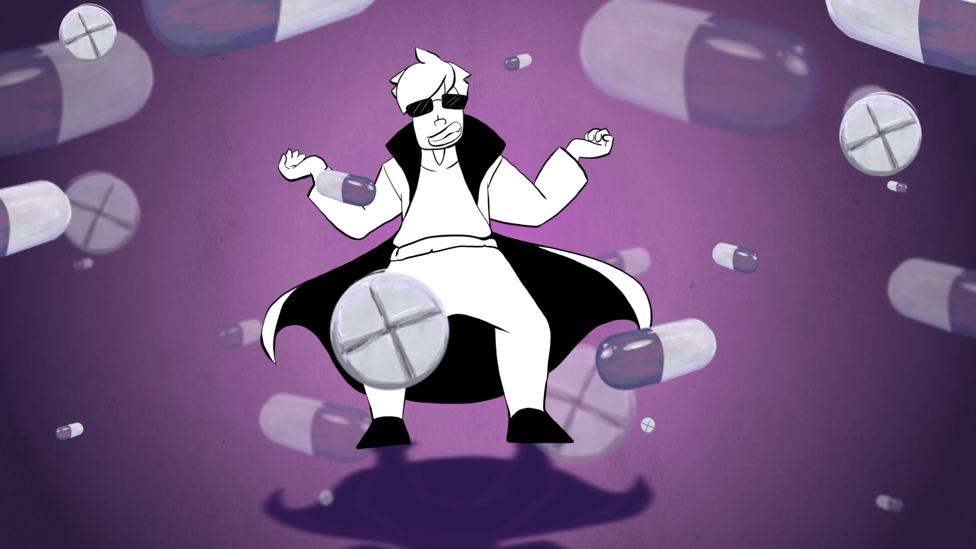 "I would always carry painkillers with me... kinda like the school drugdealer. But.. not"