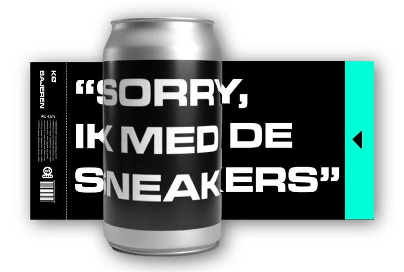 "Sorry, not with those sneakers"