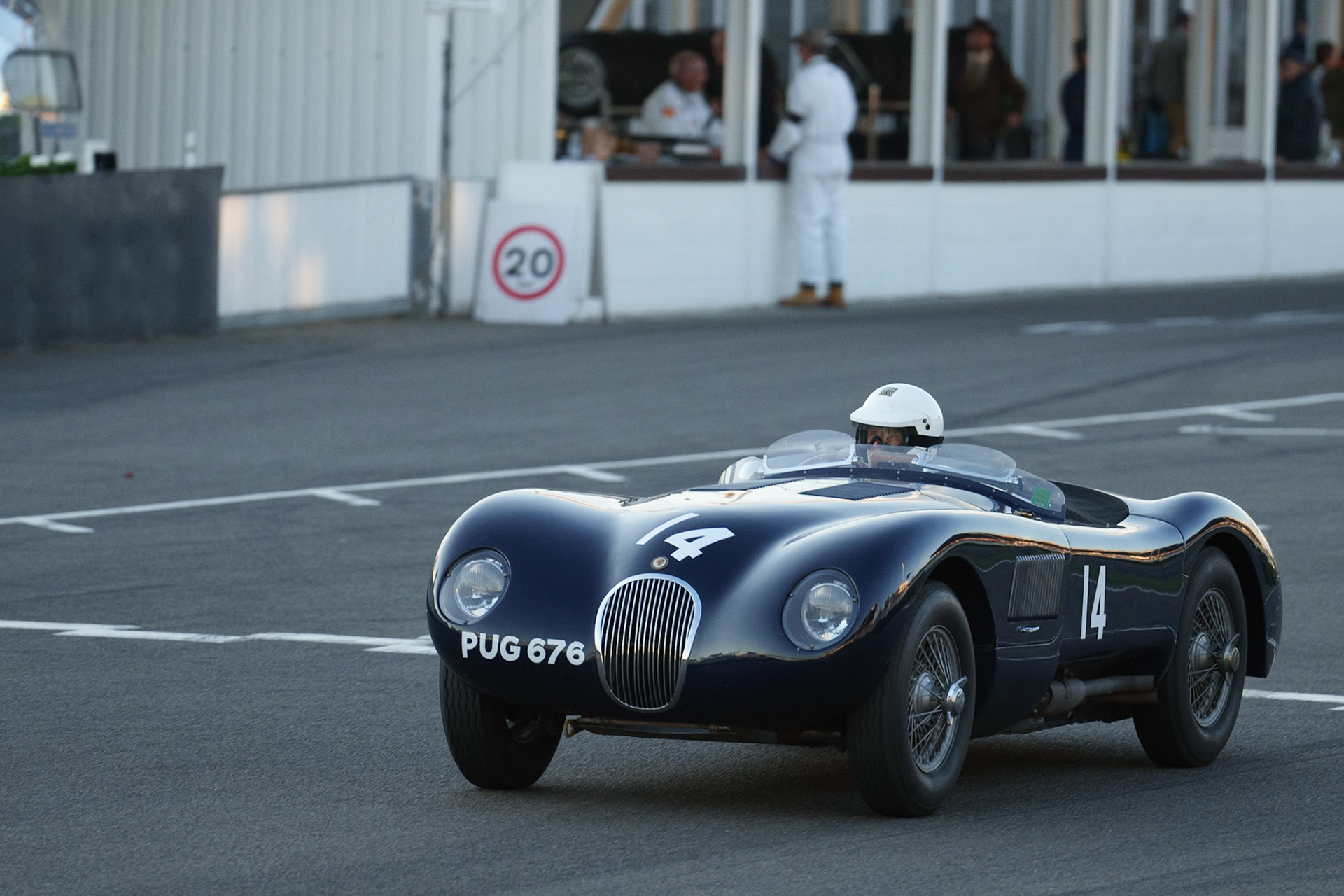 1952 Jaguar C-type at the 2022 Goodwood Revival