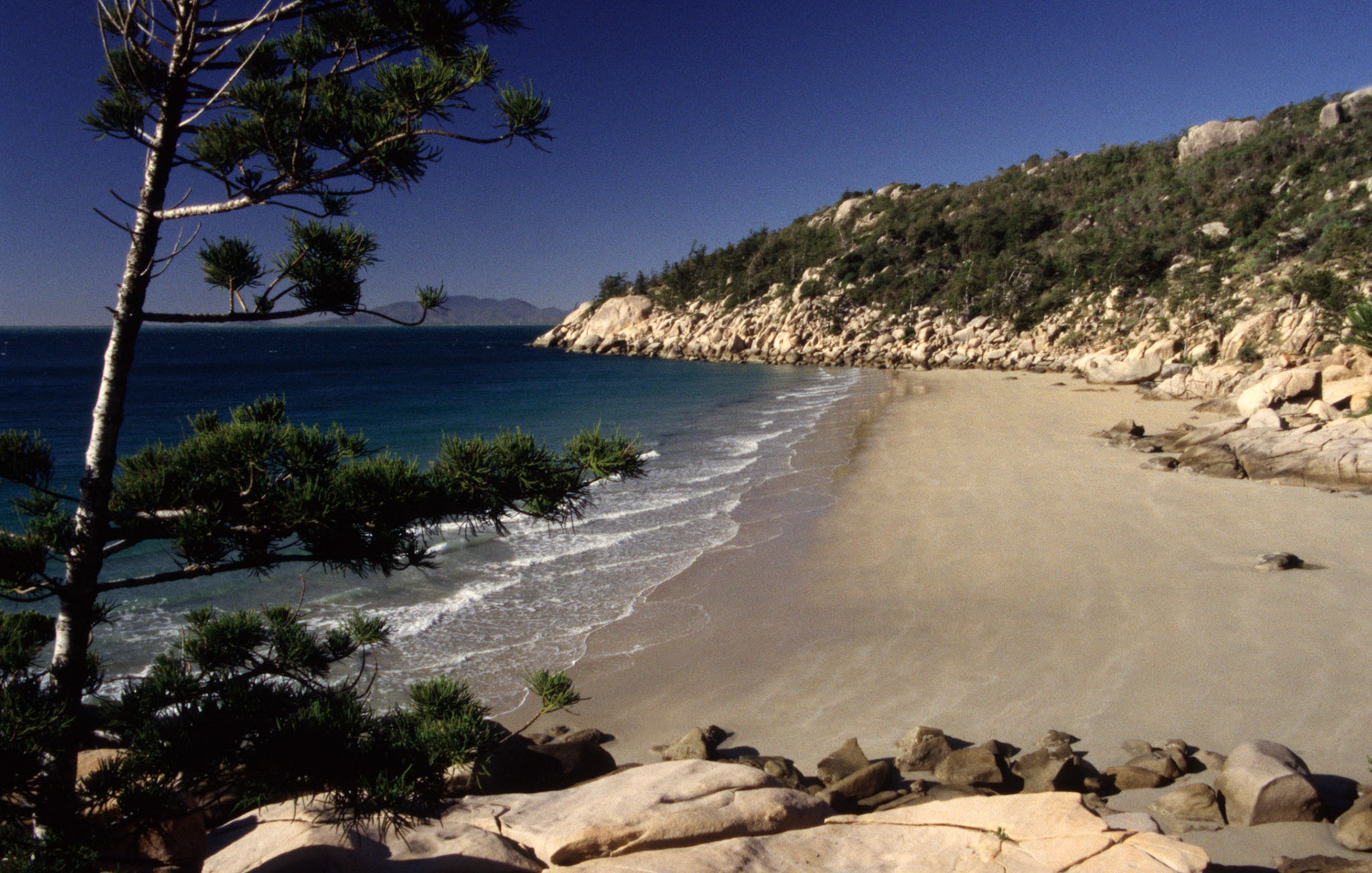 View of a beach on Magnetic Island, Queensland, Australia