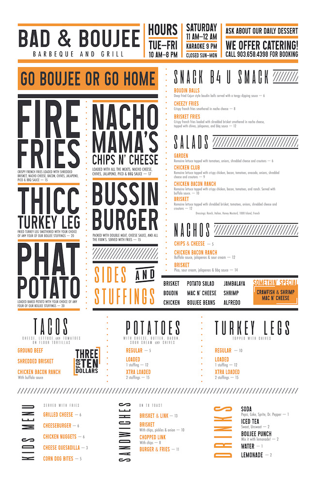 Menu Front
