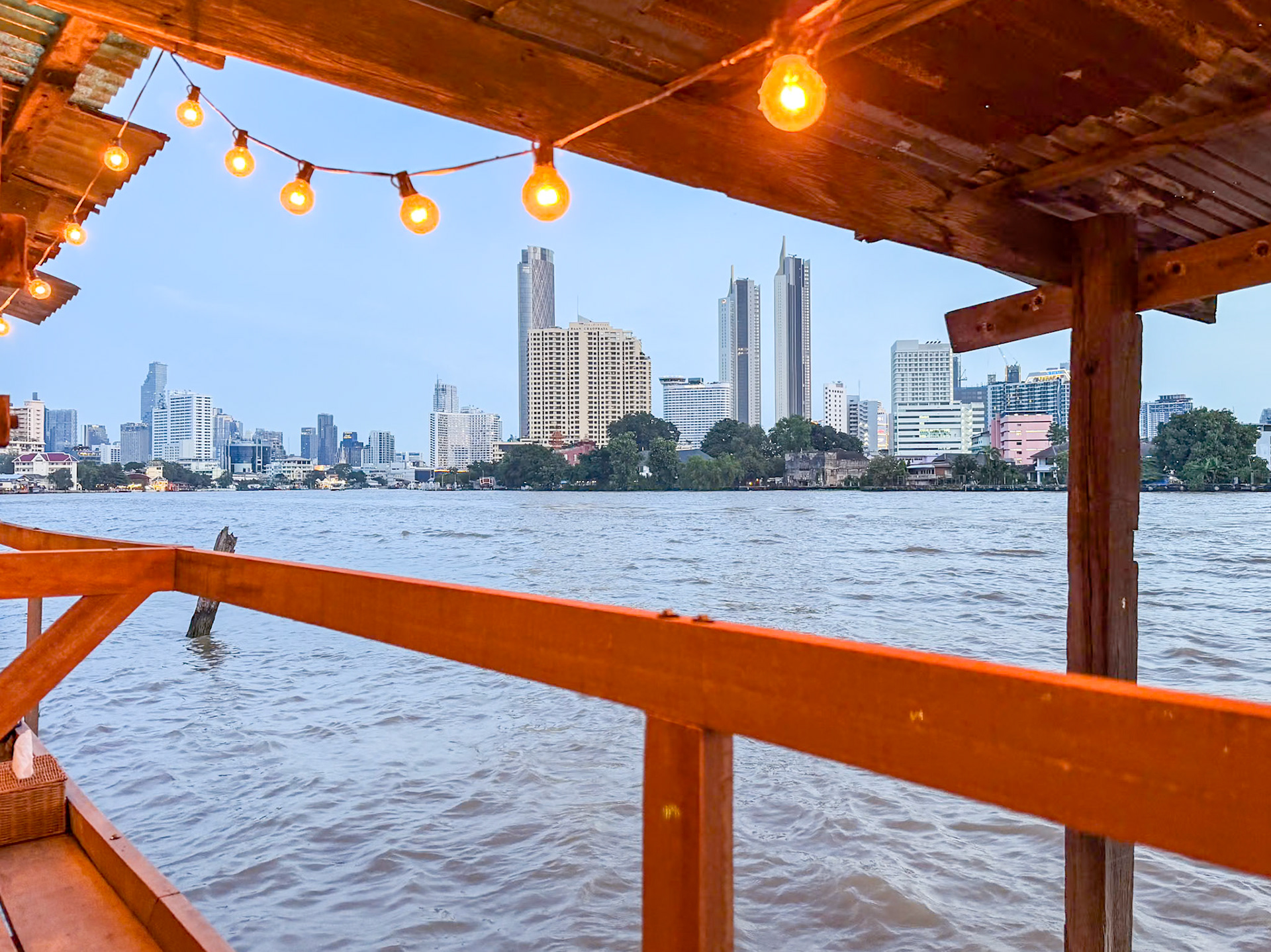 post-temple beers with a view