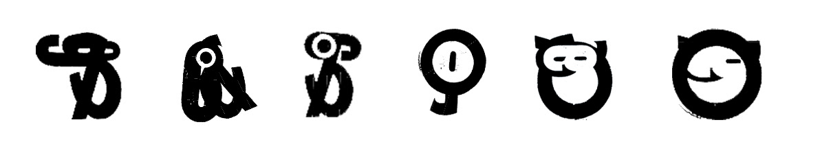 Letterpress icon studies